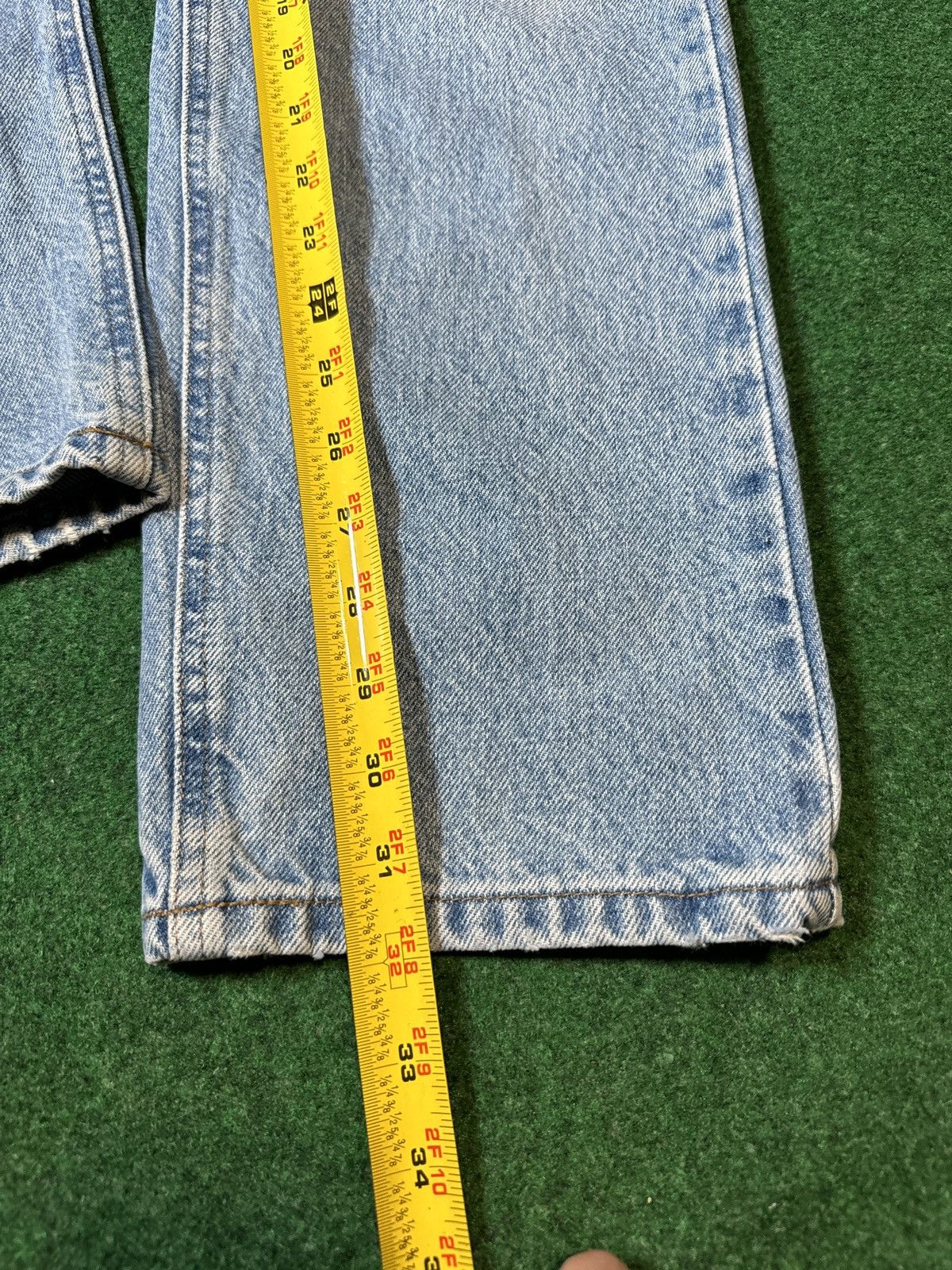 Carhartt Vintage 90s Y2K Carhartt Light Wash Regular Fit Denim Jeans Size US 34 / EU 50 - 6 Thumbnail