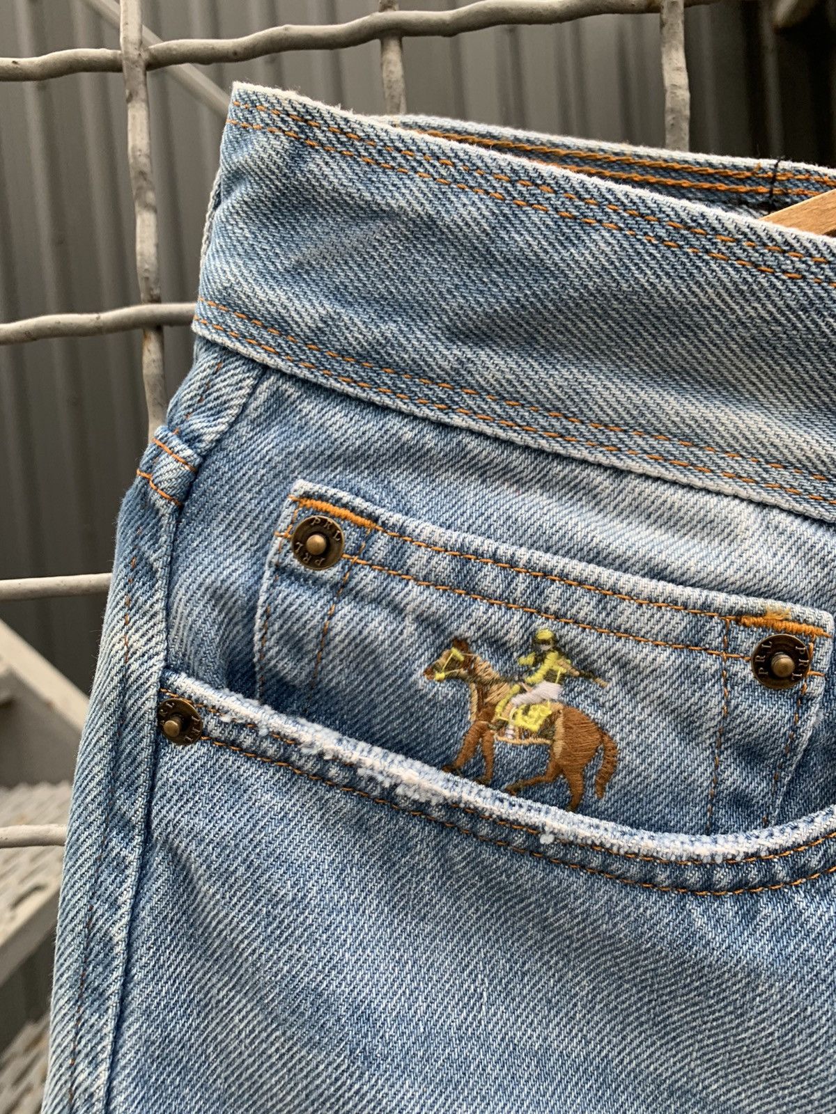 Polo Ralph Lauren Polo Ralph Lauren Blue Baggy Jeans Affliction Size US 34 / EU 50 - 3 Thumbnail