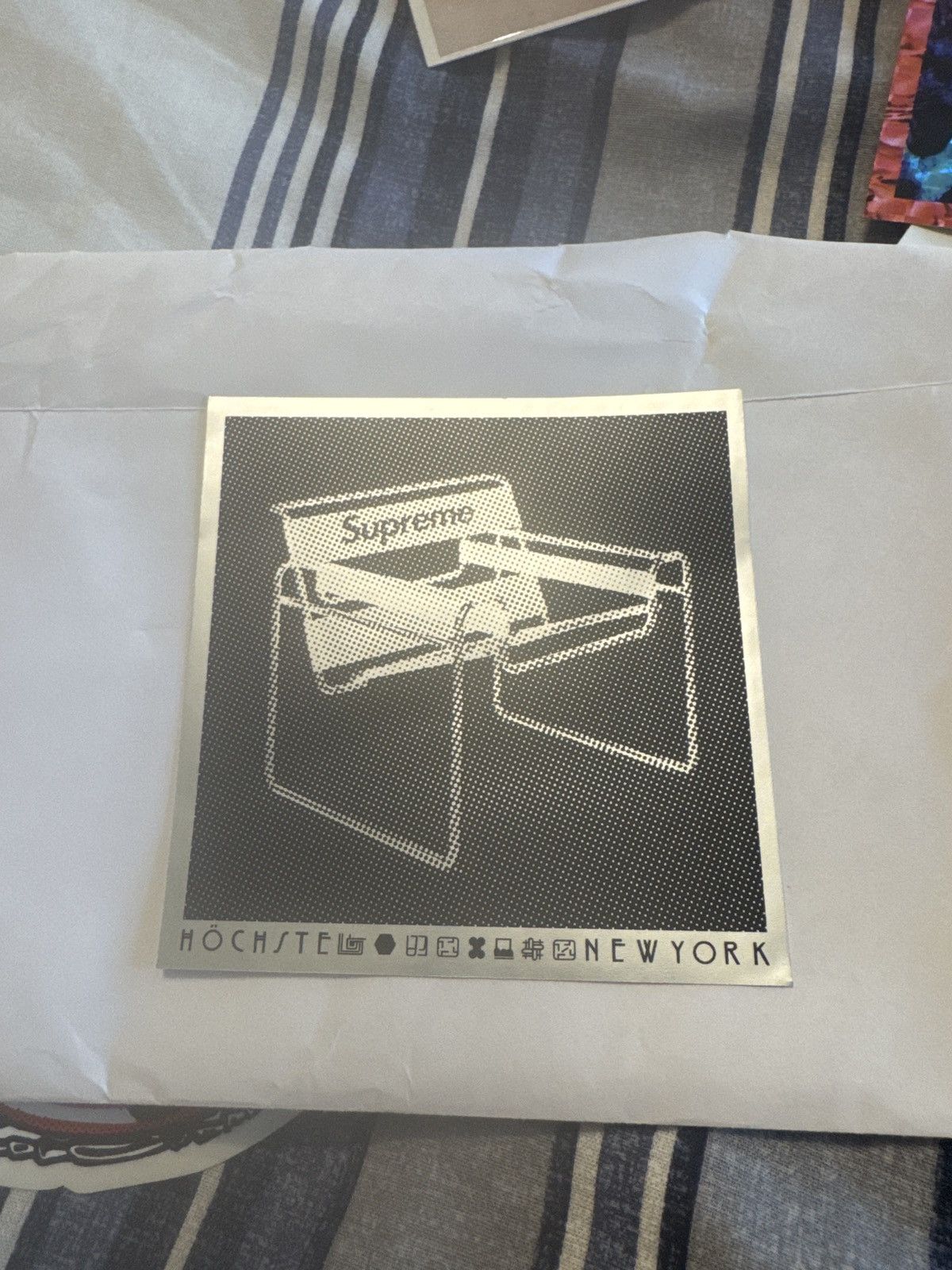 Supreme Supreme Chair Sticker SS18 Size ONE SIZE - 1 Preview