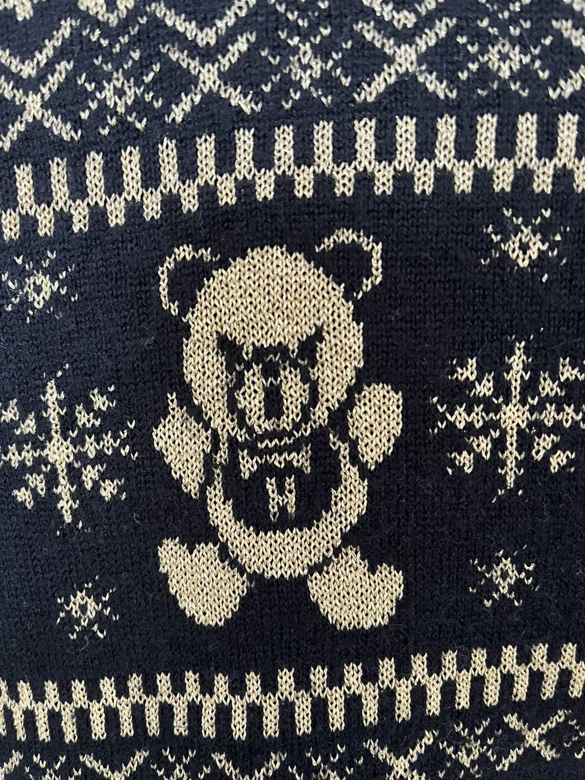 Hysteric Glamour 90s Hysteric Glamour Knit Turtleneck Bear Sweater Size ONE SIZE - 6 Thumbnail