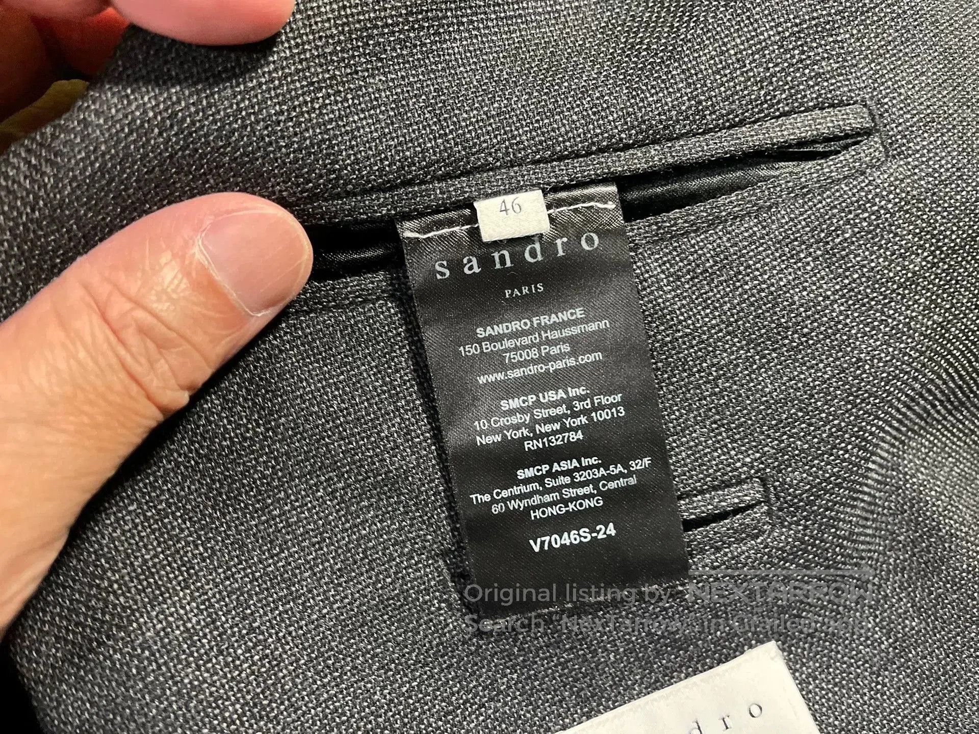 Sandro Sandro Men's Size 46 Suit. Size US S / EU 44-46 / 1 - 5 Thumbnail
