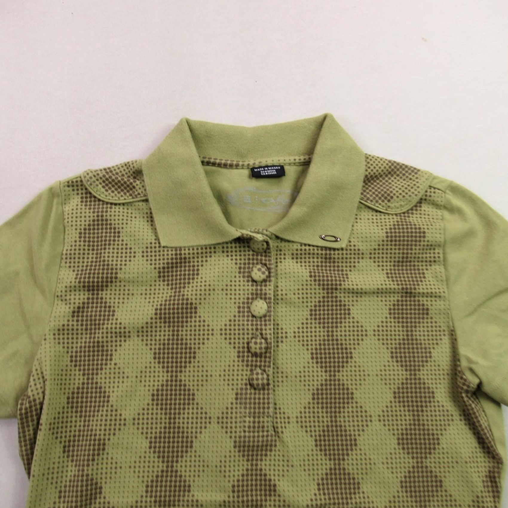 Oakley Oakley Shirt Womens Medium Polo Short Sleeve Golf Outdoor Lightweight Casual Polo Shirt Womens M Green Oakley Outdoor Polo Shirt Ladies Medium Green Size M / US 6-8 / IT 42-44 - 3 Thumbnail