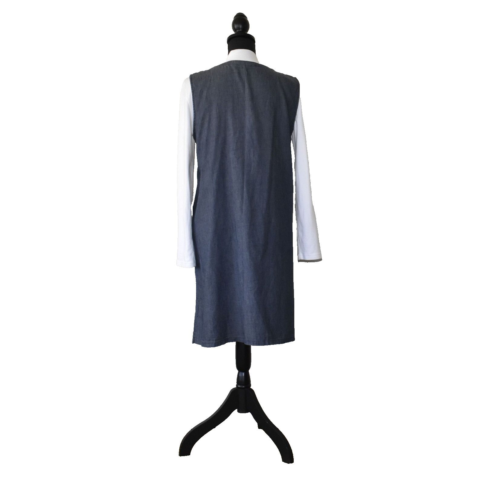 Eileen Fisher EILEEN FISHER Airy Organic Cotton Large Pockets Dress Sz XL Size XL / US 12-14 / IT 48-50 - 4 Thumbnail