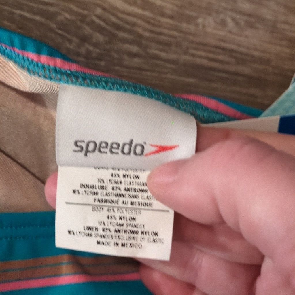 Speedo Speedo Striped Bikini Bottoms Size XL Size ONE SIZE - 4 Thumbnail