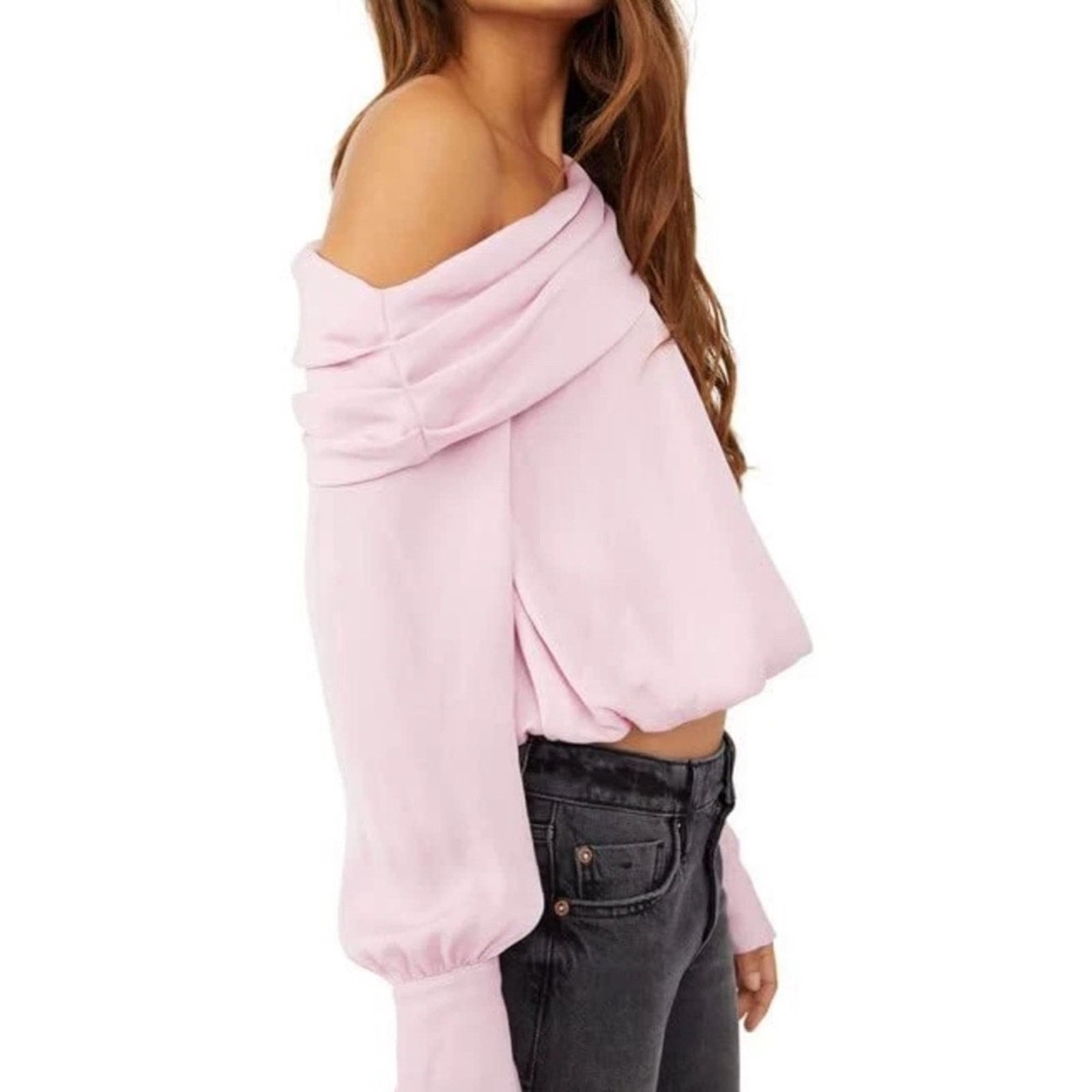 Free People Free People Jenna Off The Shoulder Top Women’s Medium Size M / US 6-8 / IT 42-44 - 4 Thumbnail