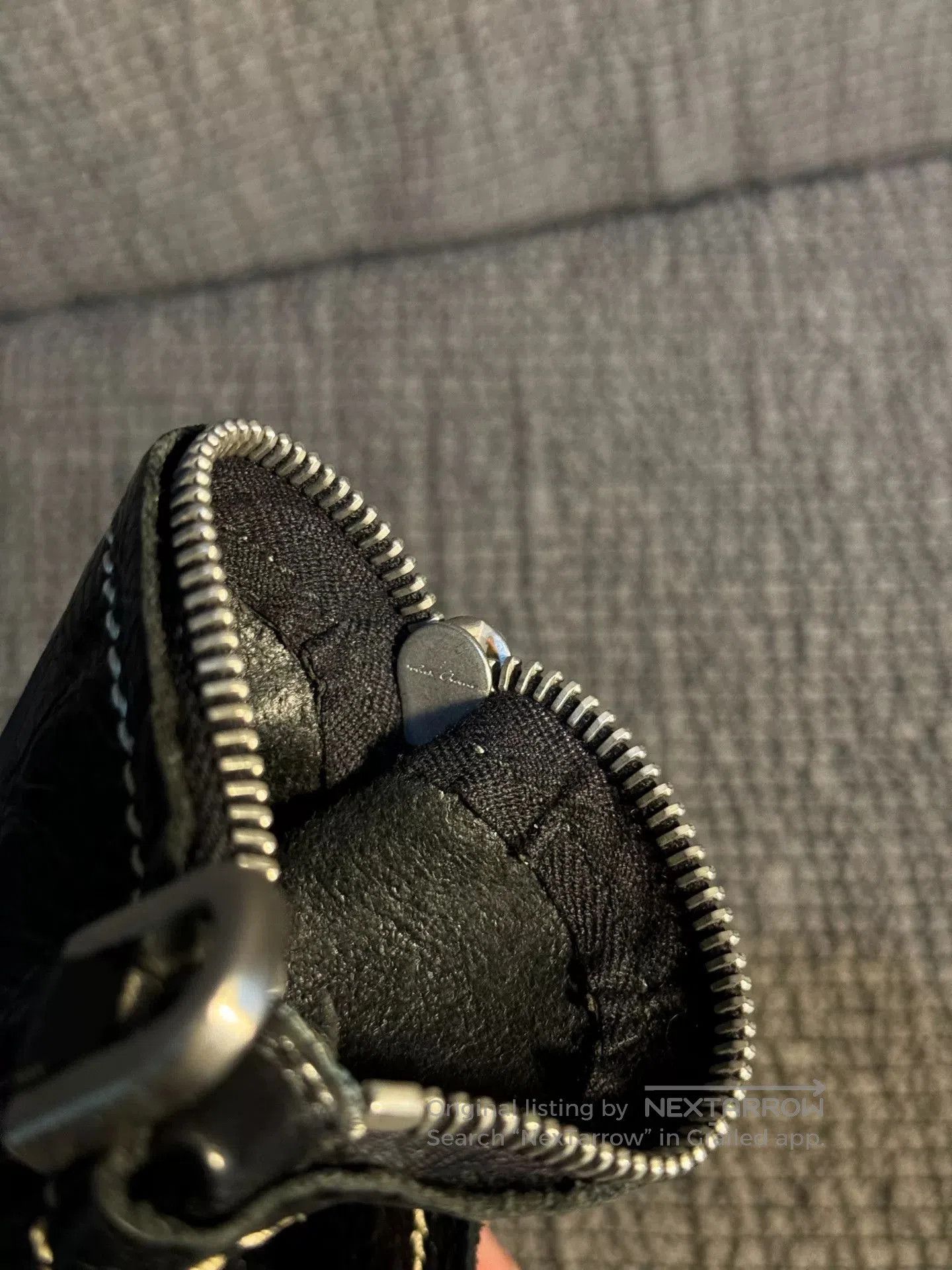 Rick Owens Rick Owens Leather Black Card Holder. Size ONE SIZE - 8 Thumbnail