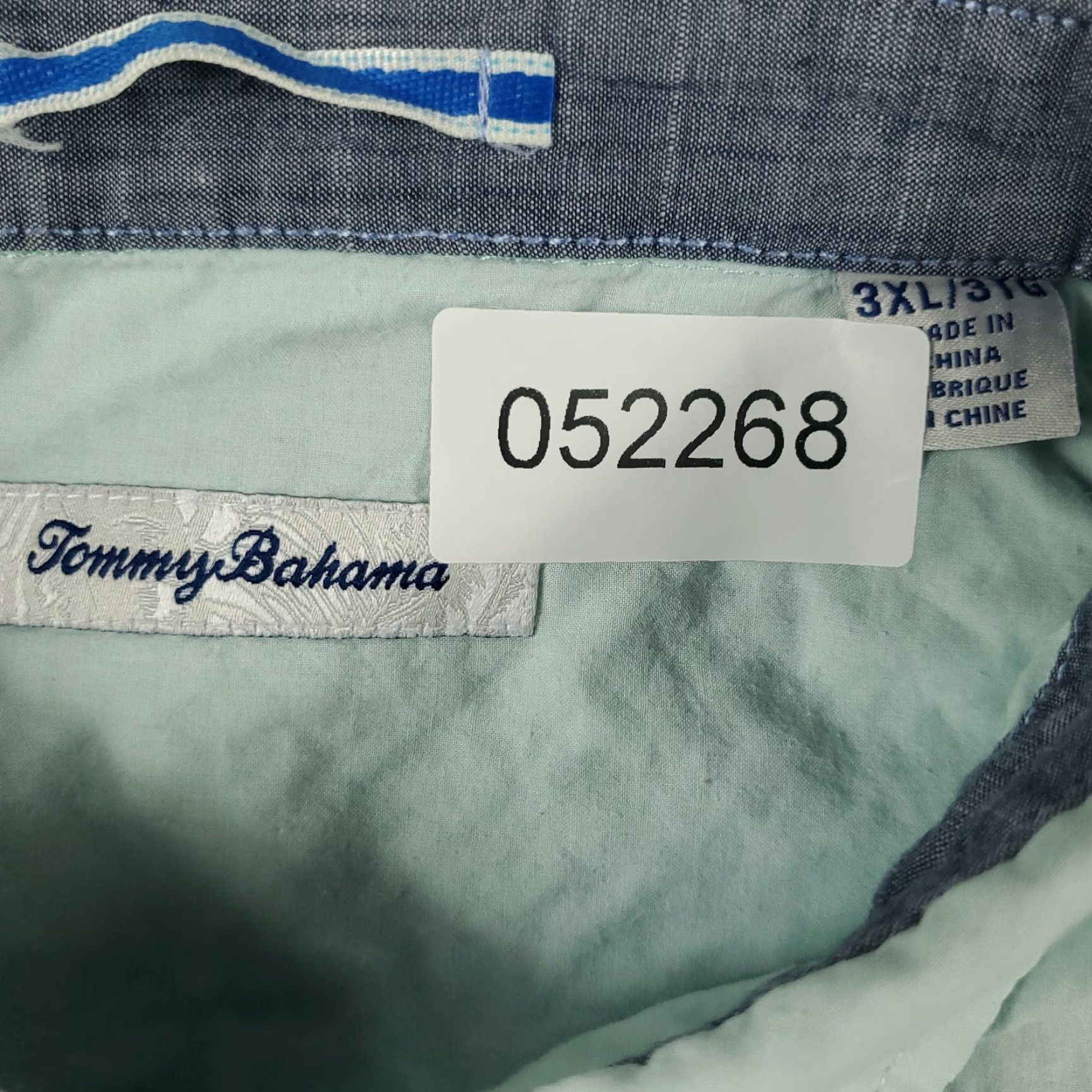 Tommy Bahama Tommy Bahama Shirt Mens 3XL Blue Cotton Blend Button-Up Short Sleeve Casual, Business, Wedding, Workwear, Preppy) Mens Clothing Size US XXL / EU 58 / 5 - 6 Thumbnail