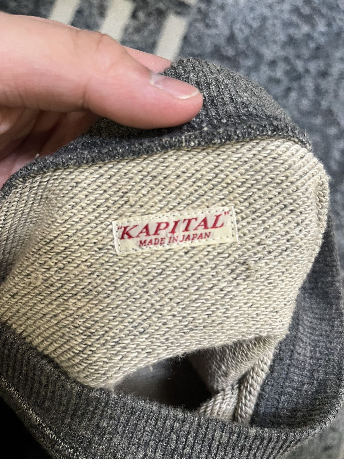 Kapital KAPITAL Bone Japanese Grandrelle Fleece Knit Size US L / EU 52-54 / 3 - 3 Thumbnail