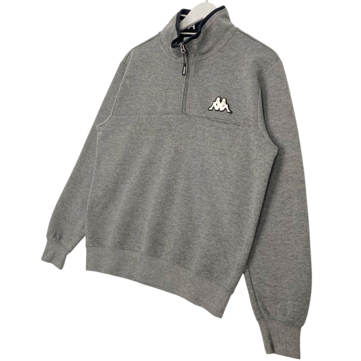 Other Vintage Kappa Quater Zip Small Embroidered Gray Size M Size US M / EU 48-50 / 2 - 2 Thumbnail
