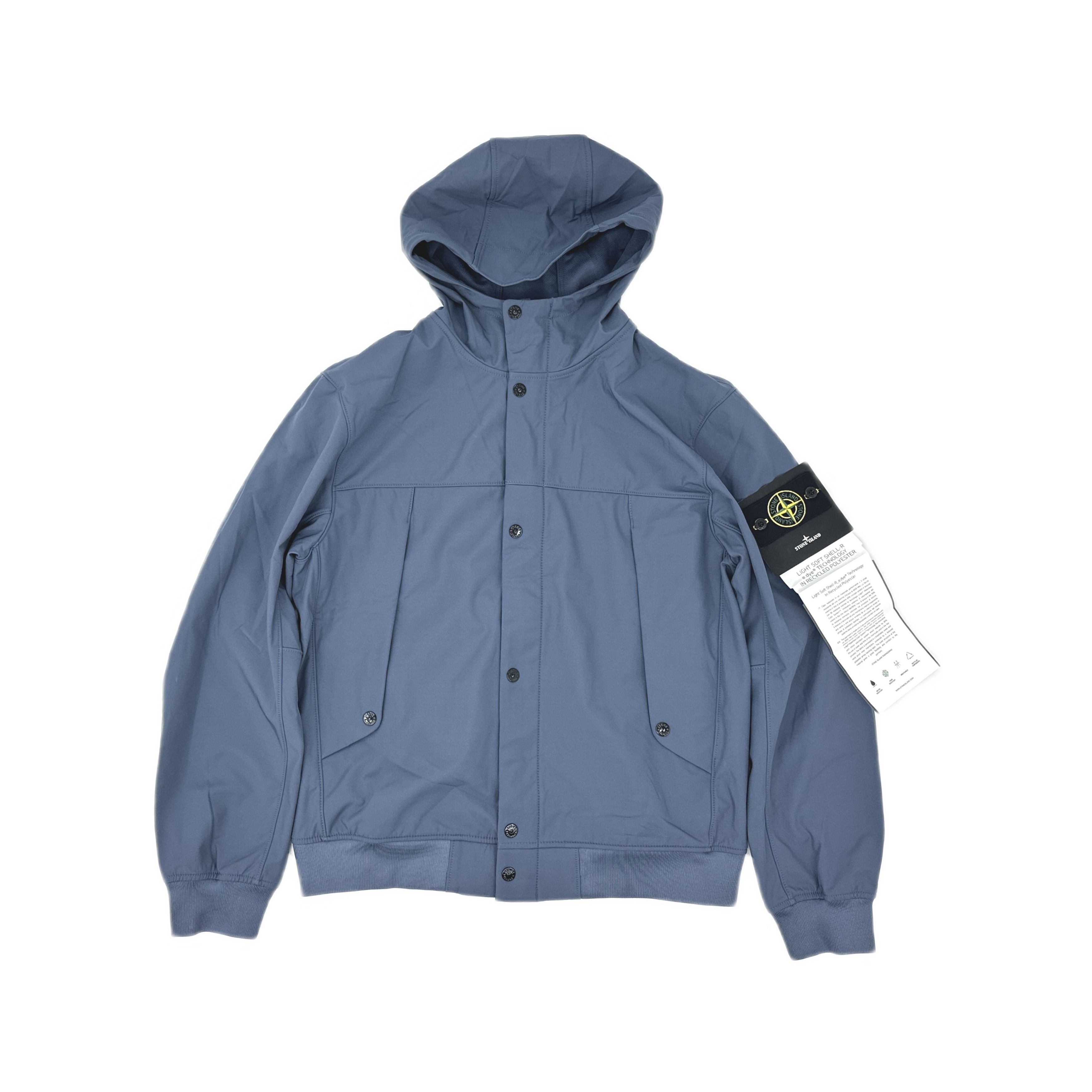 Stone Island Stone Island Light Soft Shell-R Hooded Jacket L Size US L / EU 52-54 / 3 - 1 Thumbnail