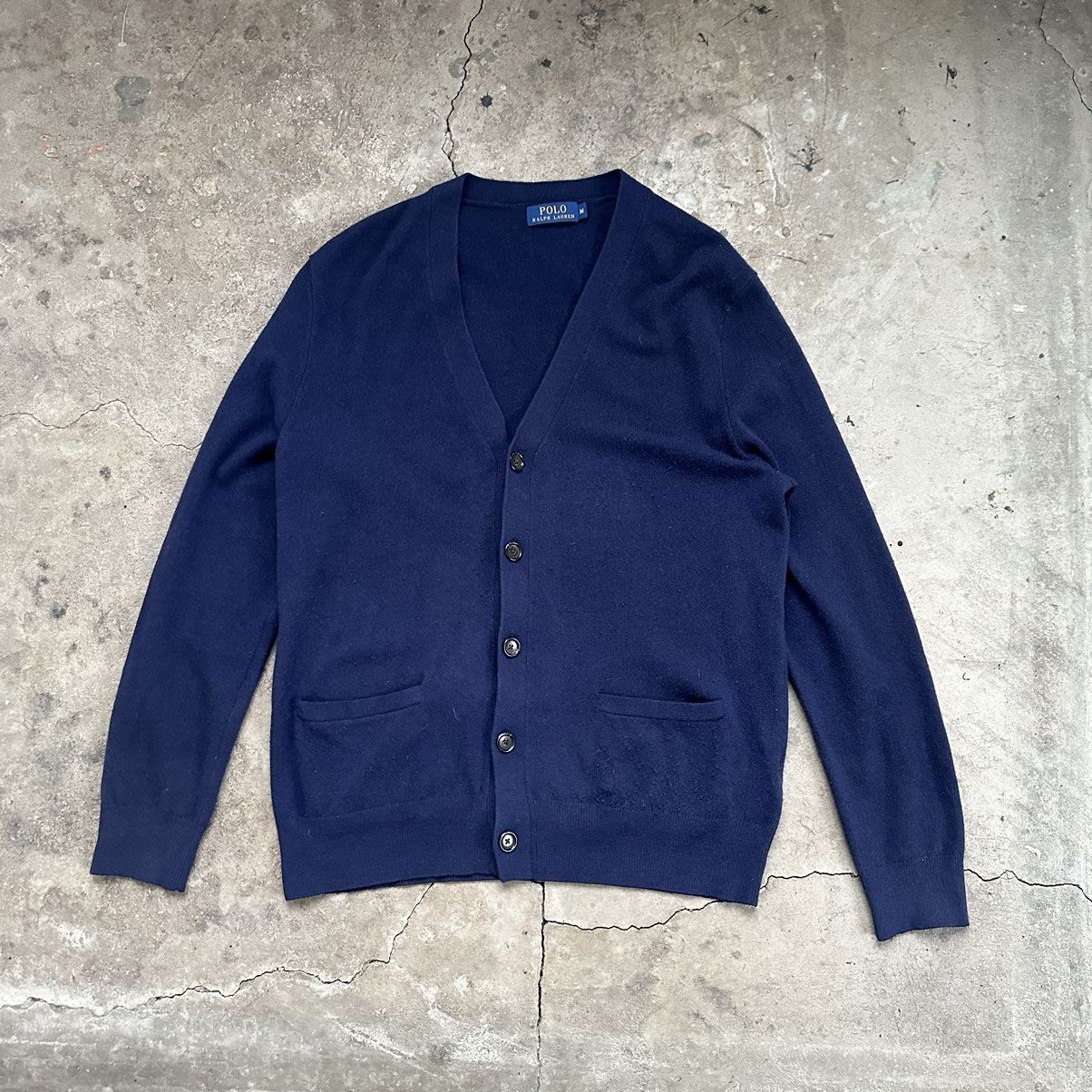 Polo Ralph Lauren Polo Ralph Lauren Vintage Mens Merino Wool Knit Cardigan Size US L / EU 52-54 / 3 - 2 Thumbnail