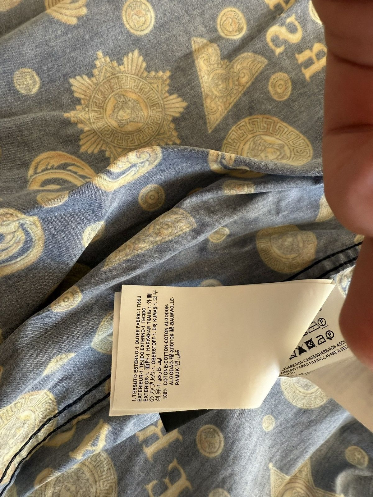 Versace Versace Style Baroque Shirt – Size 40 (Unisex) Size US XXS / EU 40 - 8 Thumbnail