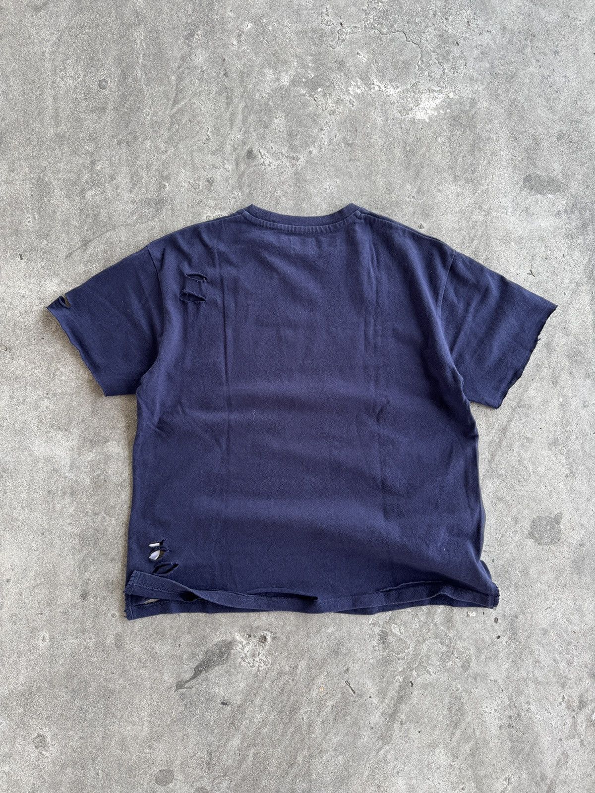 Number (N)ine Number (N)ine Distressed Tshirt Size US XL / EU 56 / 4 - 11 Thumbnail
