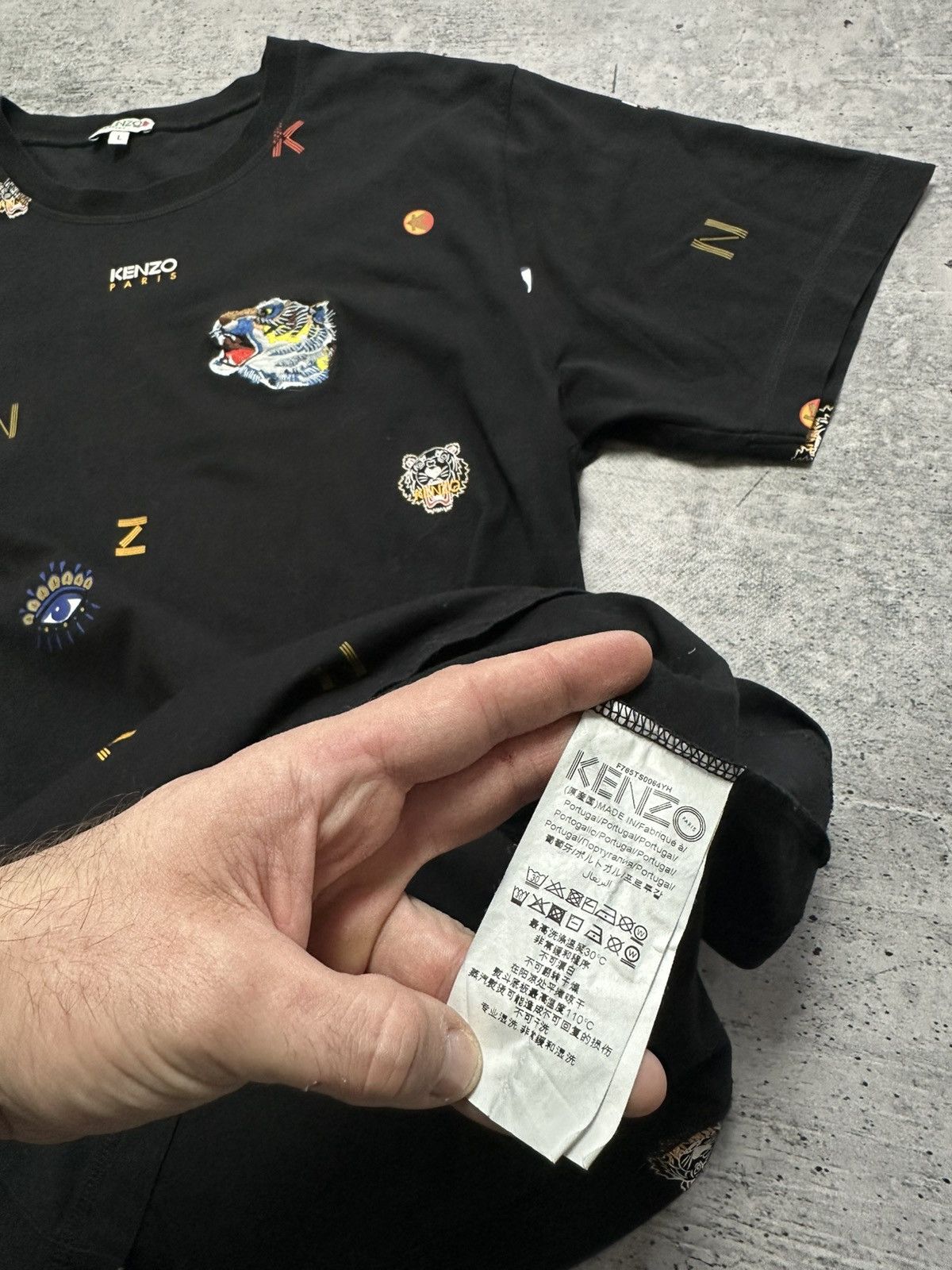 Kenzo Kenzo Printed Multi-Icon Logo Tee T-Shirt Size US L / EU 52-54 / 3 - 5 Thumbnail