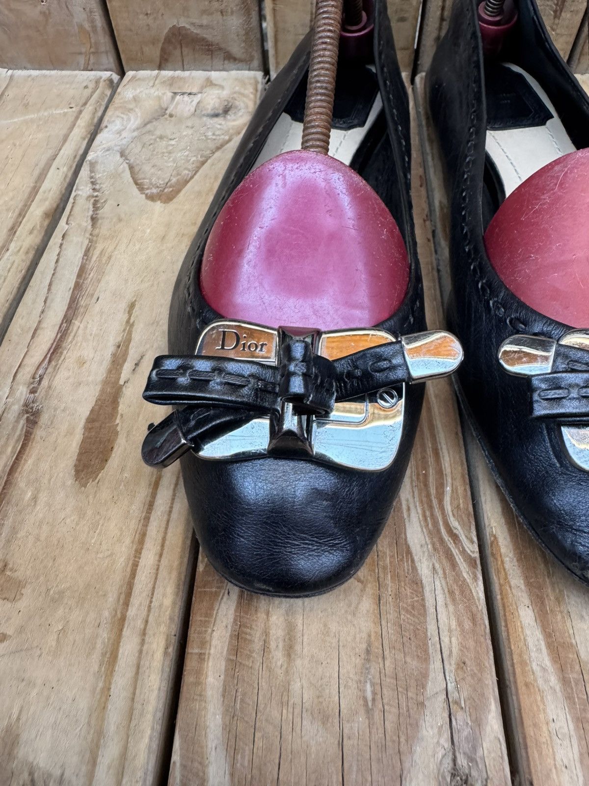 Christian Dior Monsieur Christian Dior black Women’s leather flats EUR 37 US 7 UK 4 Size US 7 / IT 37 - 7 Thumbnail