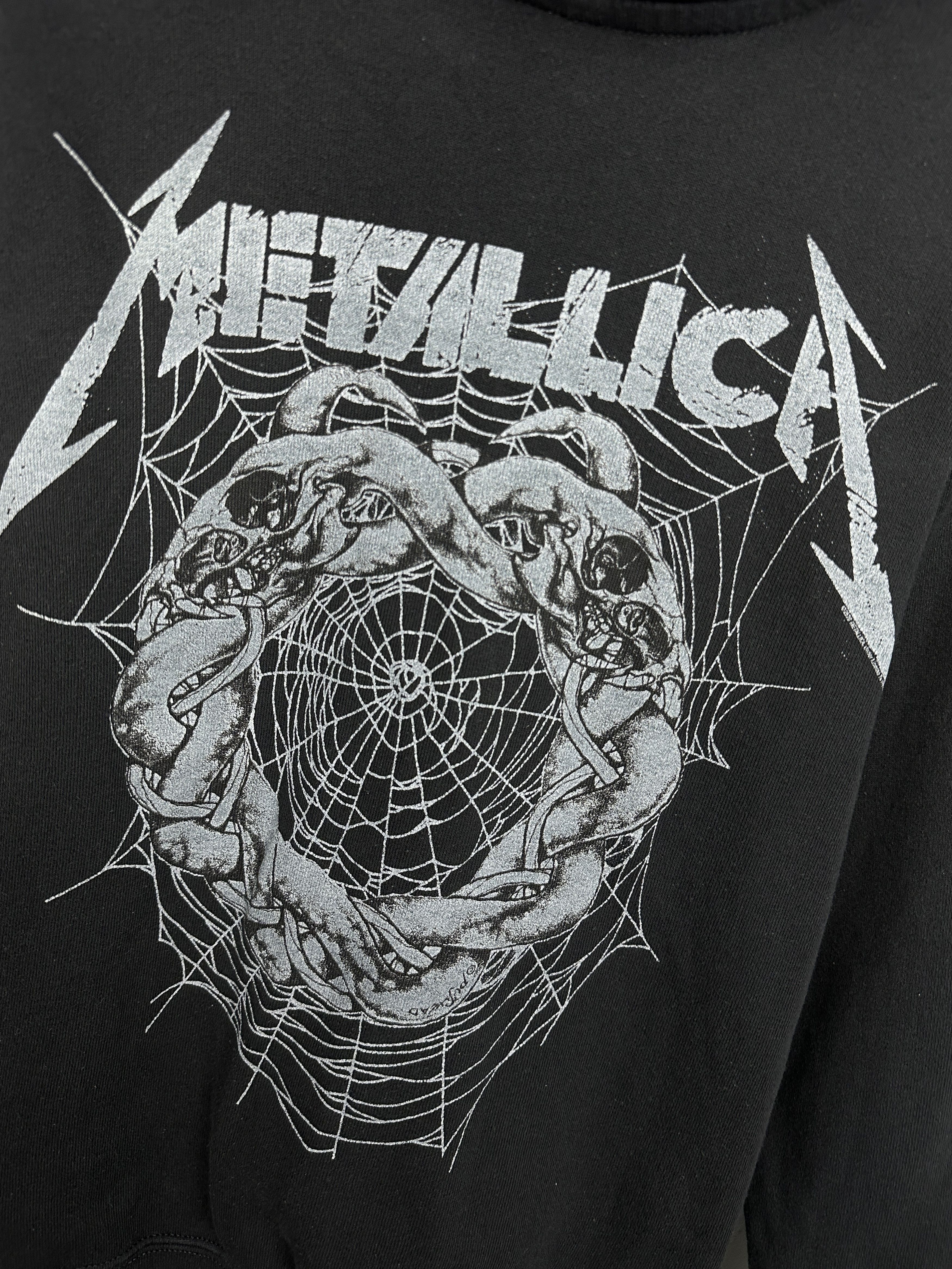 Metallica Metallica Rock Band Vintage Mens Zip Hoodie Size US S / EU 44-46 / 1 - 3 Thumbnail