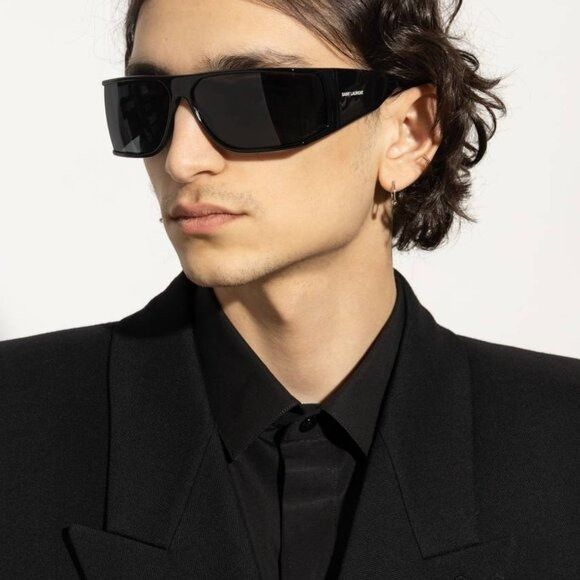 Saint Laurent Paris 🕶️ New Saint Laurent SL806 001 Sunglasses - Black Frame Size ONE SIZE - 4 Thumbnail
