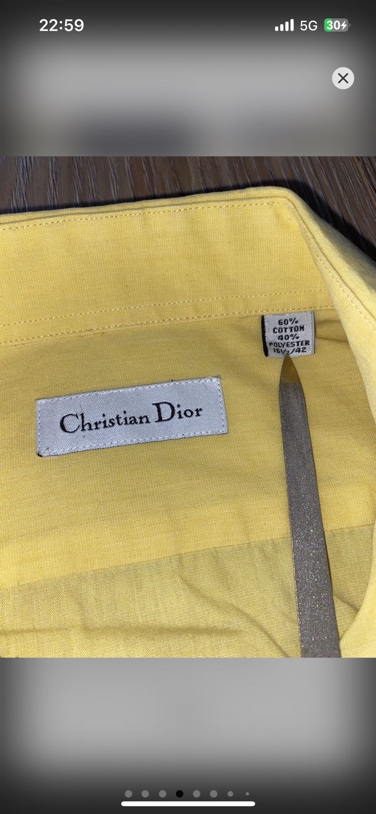 Dior × Vintage Dior Vintage Shirt Size US L / EU 52-54 / 3 - 3 Thumbnail
