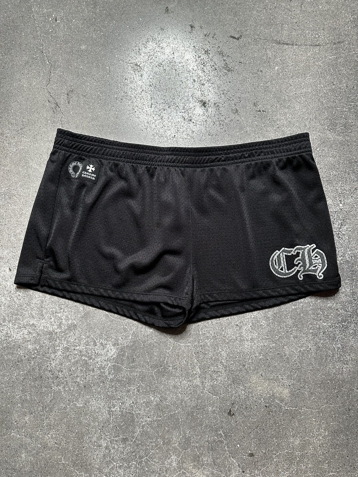 Chrome Hearts Chrome Hearts Womens Varsity Mesh CH 22 Shorts Black Size XL Size 38" / US 16 / IT 52 - 1 Thumbnail
