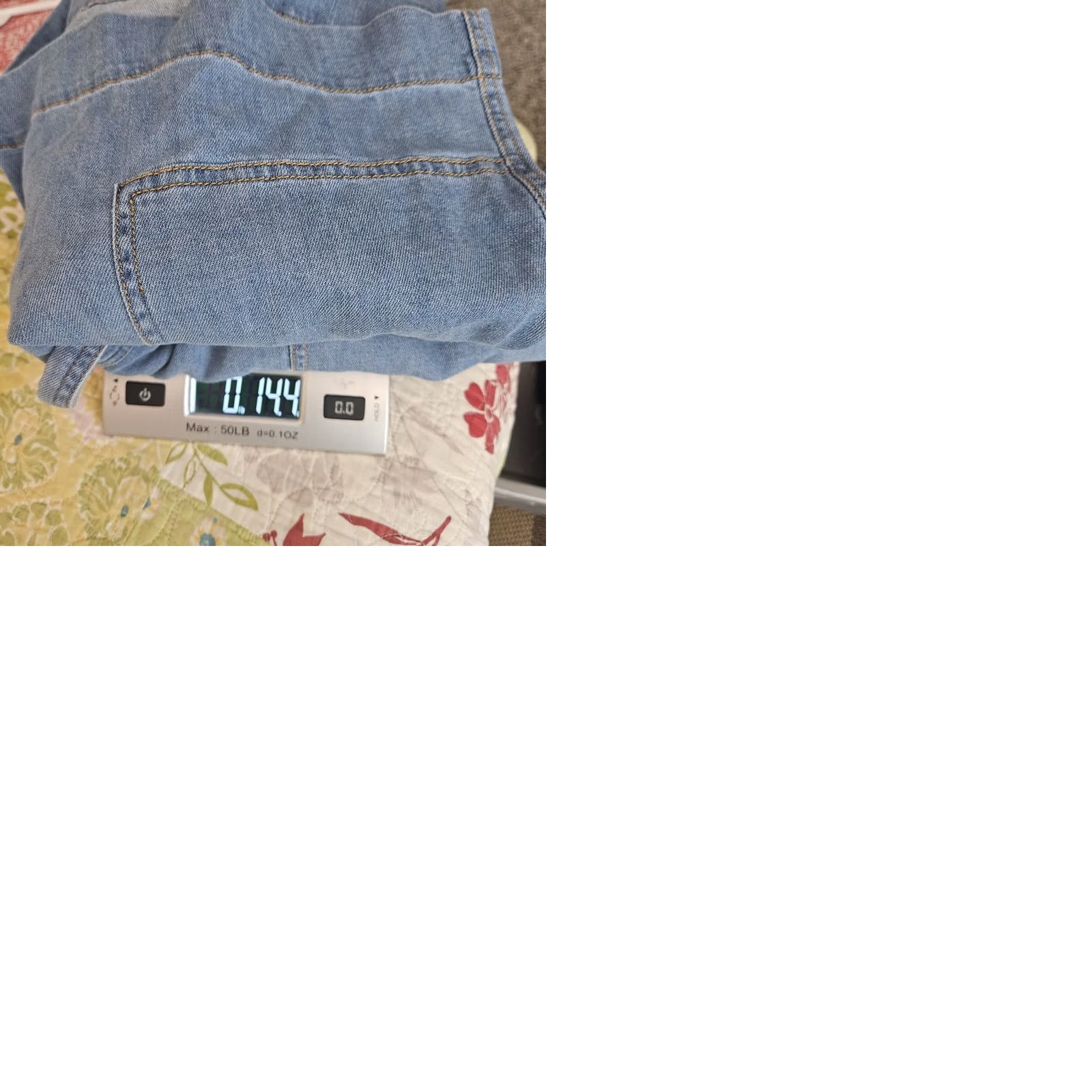 Faherty Faherty Jumpsuit Denim Blue Sleeveless Button Up size 8 Women’s Cotton Linen Blend­ One-Piece Size 30" / US 8 / IT 44 - 9 Thumbnail