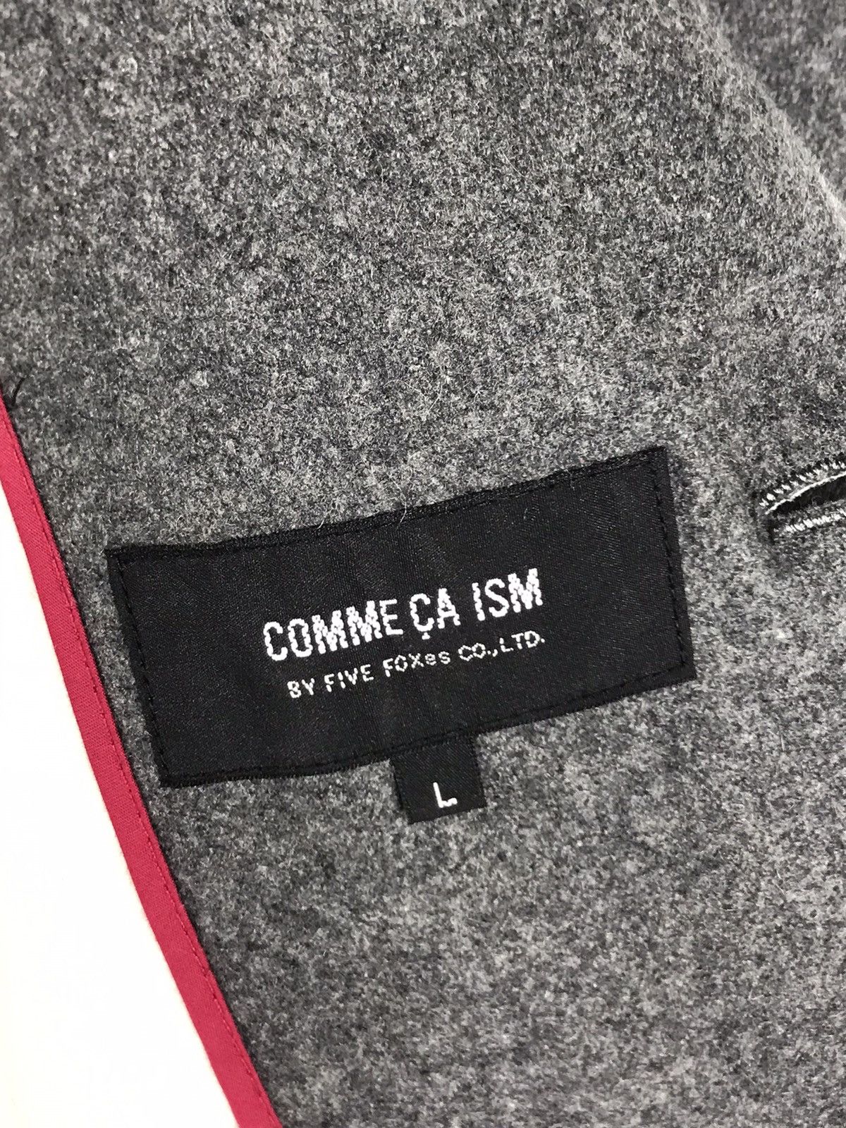 Comme Ca Ism × Japanese Brand 🌟Nice Design Comme Ca Ism Wool Single Breast Coat Jacket Size US L / EU 52-54 / 3 - 9 Thumbnail