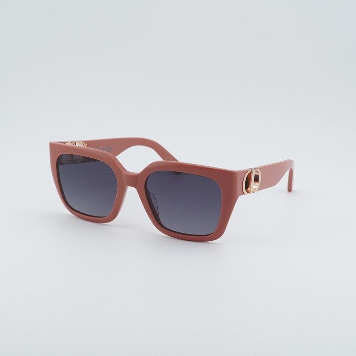 Dior Dior 30MONTAIGNE S8U 40A1 Sunglasses Pink Square Frame Size ONE SIZE - 1 Thumbnail