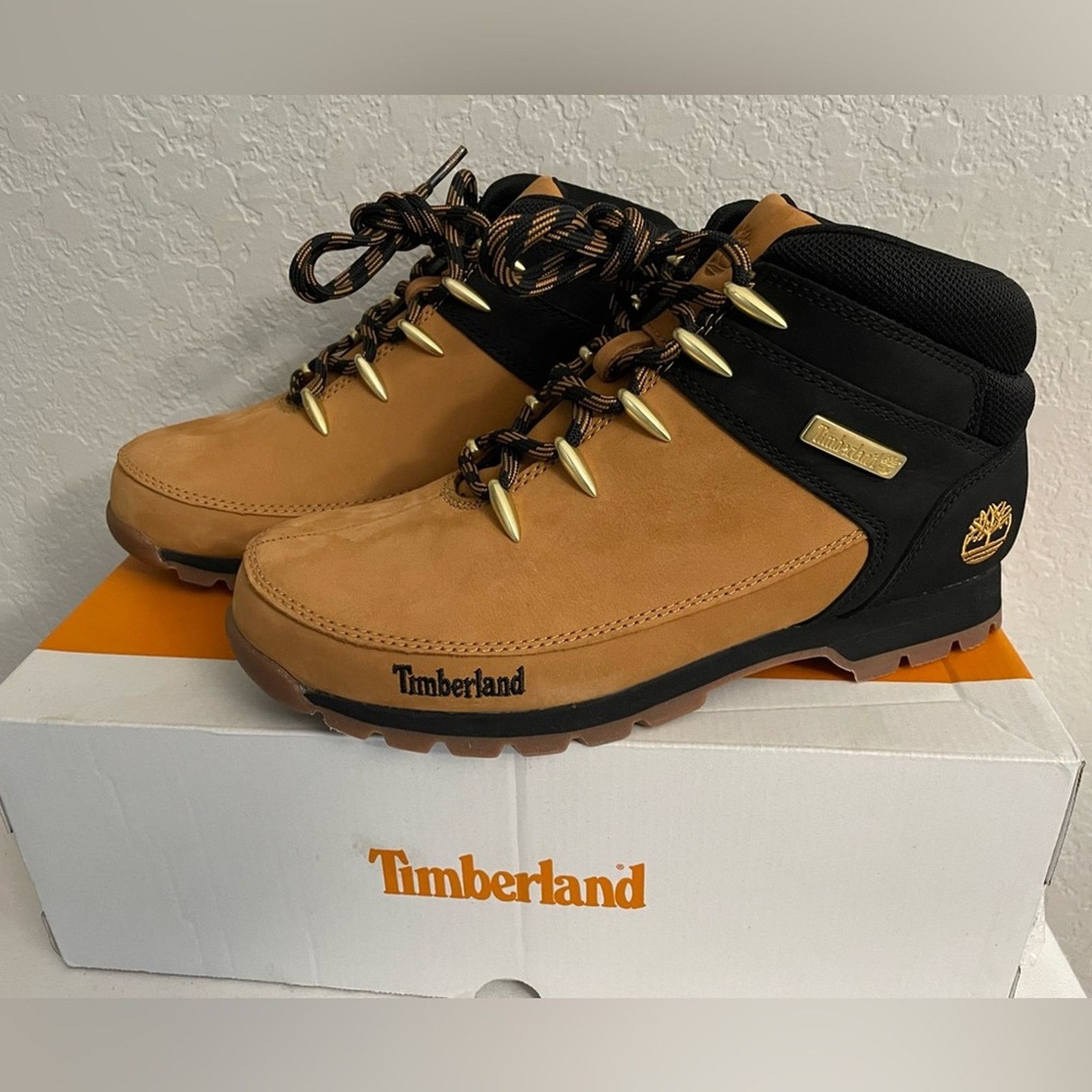 Timberland Timberland Euro Sprint Mid Lace Hiking Boot Nubuck Men 8 Size US 8 / EU 41 - 3 Thumbnail