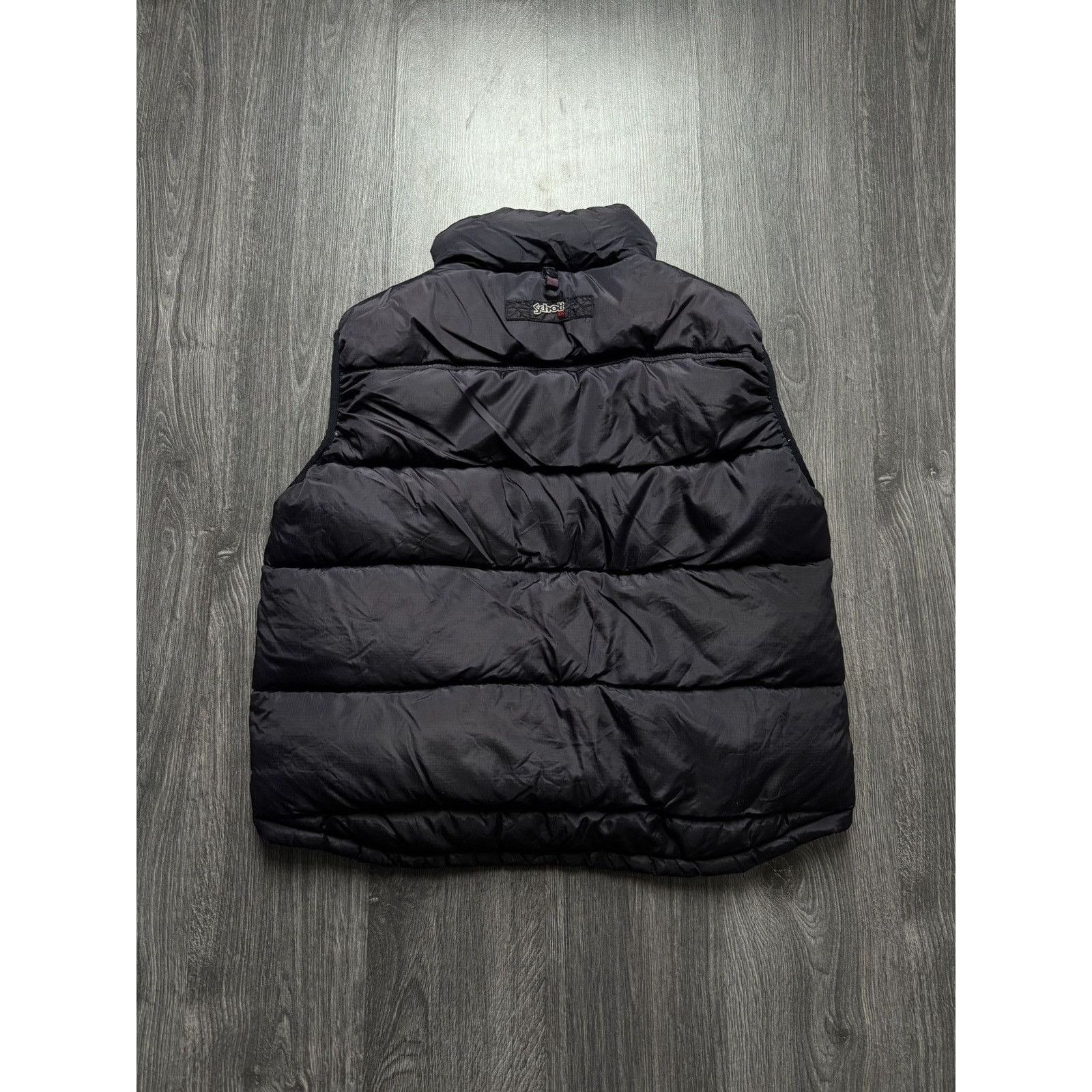Schott × Vintage 90s Vintage Schott Down Puffer Vest Size US L / EU 52-54 / 3 - 4 Thumbnail