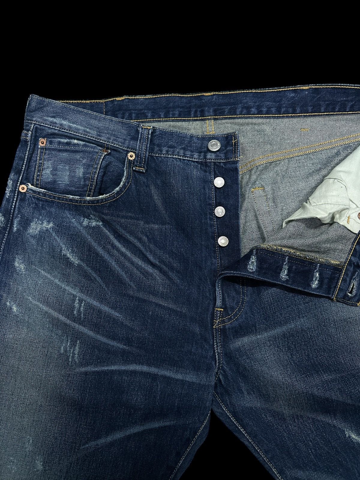 Levi's 💥Levis 501💥 Art Original Design Levis Five O one 💥 Size US 38 / EU 54 - 4 Thumbnail