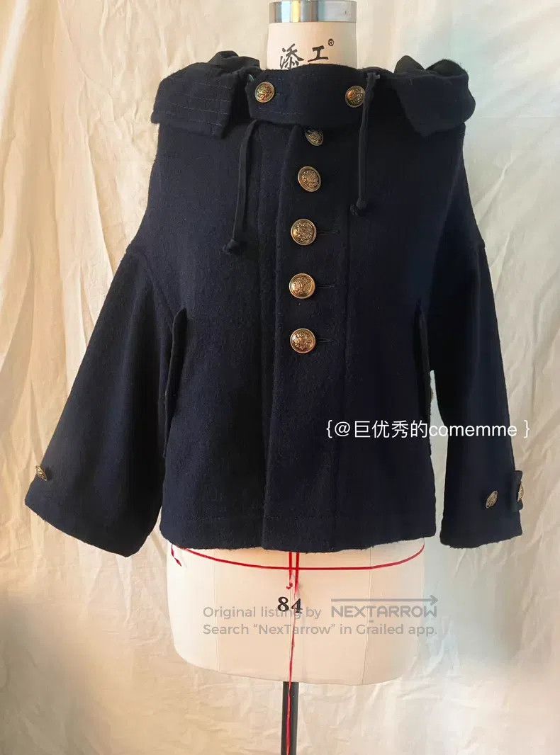 Comme des Garcons Comme Des Garcons Vintage British style gold button wool h Size S / US 4 / IT 40 - 8 Thumbnail