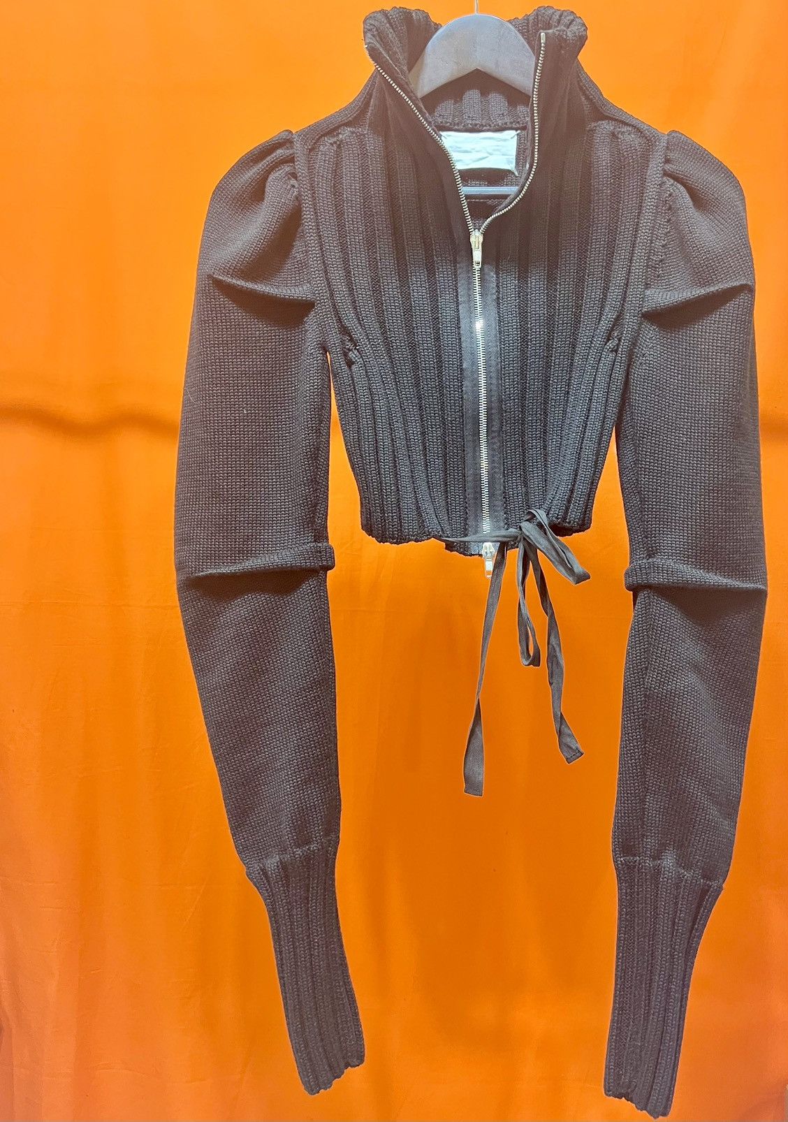 Maison Margiela MARGIELA ARCHIVES A/H1990-91 heavy knit bomber Size S / US 4 / IT 40 - 2 Thumbnail