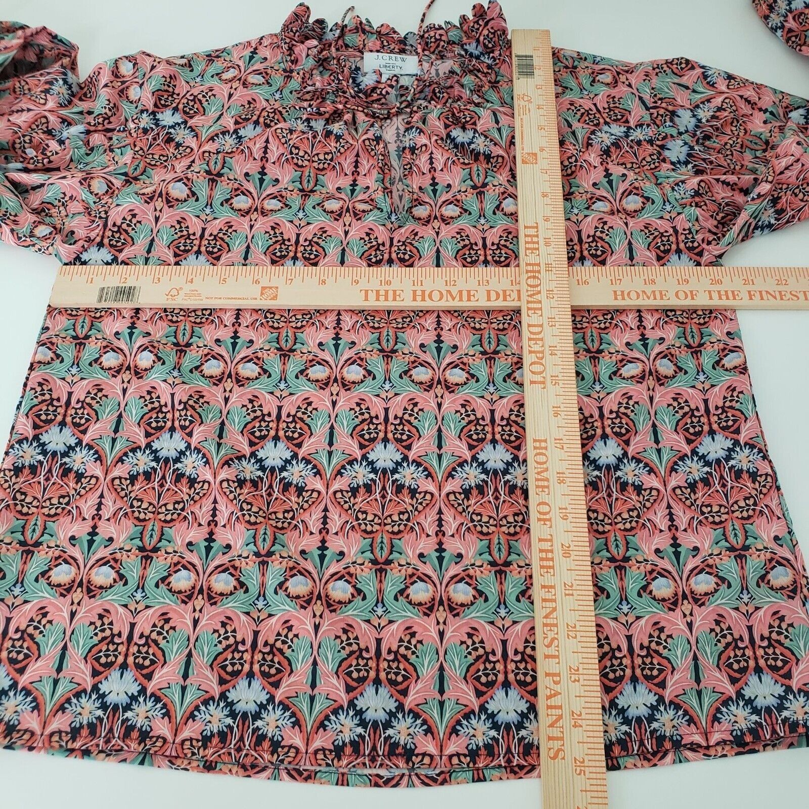J.Crew J Crew Liberty May Nouveau Print Shirt Womens Size Small Size S / US 4 / IT 40 - 8 Thumbnail