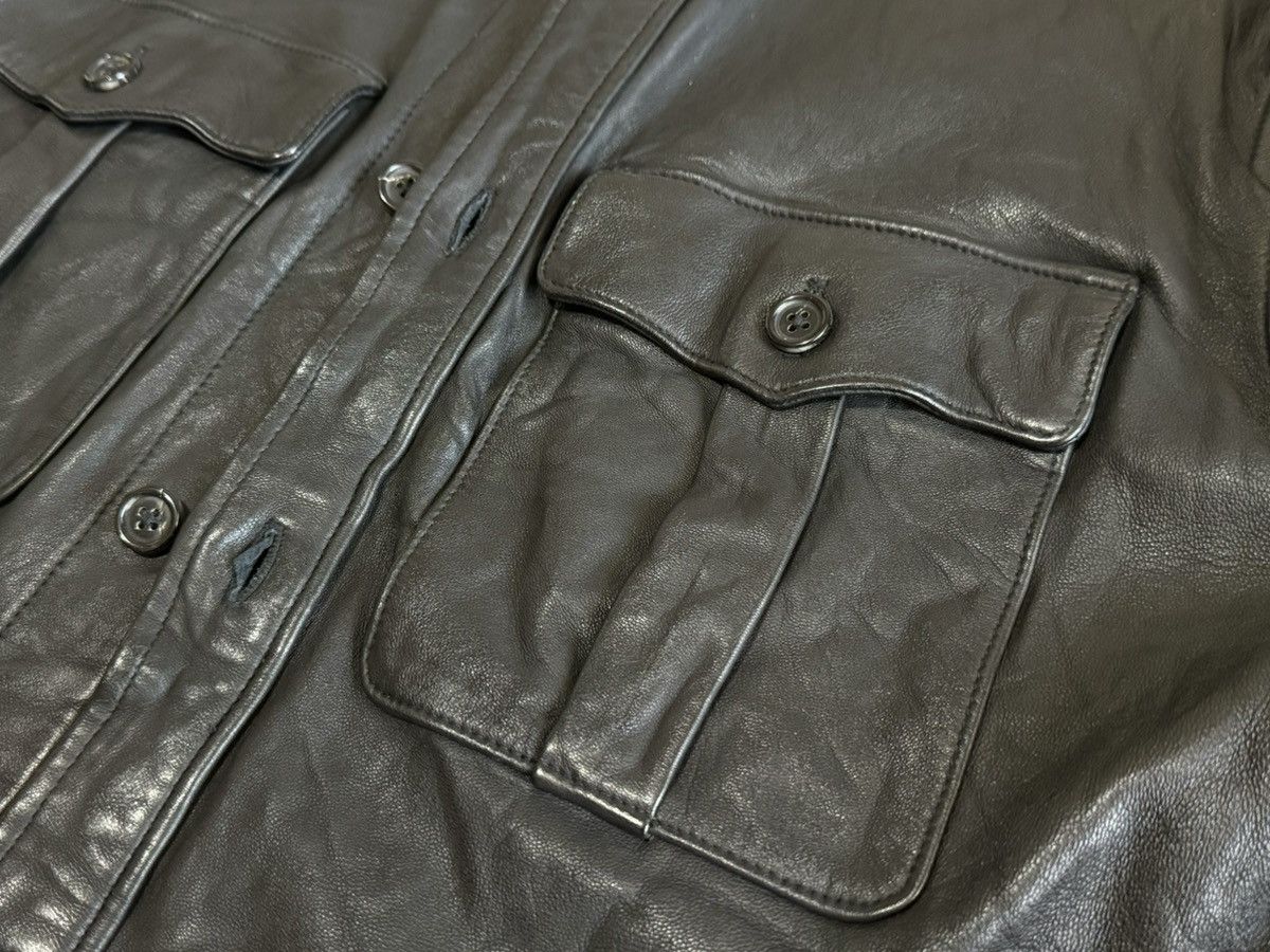 Ralph Lauren Ralph Lauren Black Leather Shirt Size US M / EU 48-50 / 2 - 8 Thumbnail