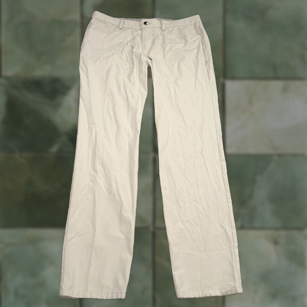 KJUS KJUS Pants Men’s 34x29.5 Beige Iver Tailored Fit Stretch Golf 5-Pocket Mens Size US 34 / EU 50 - 1 Thumbnail