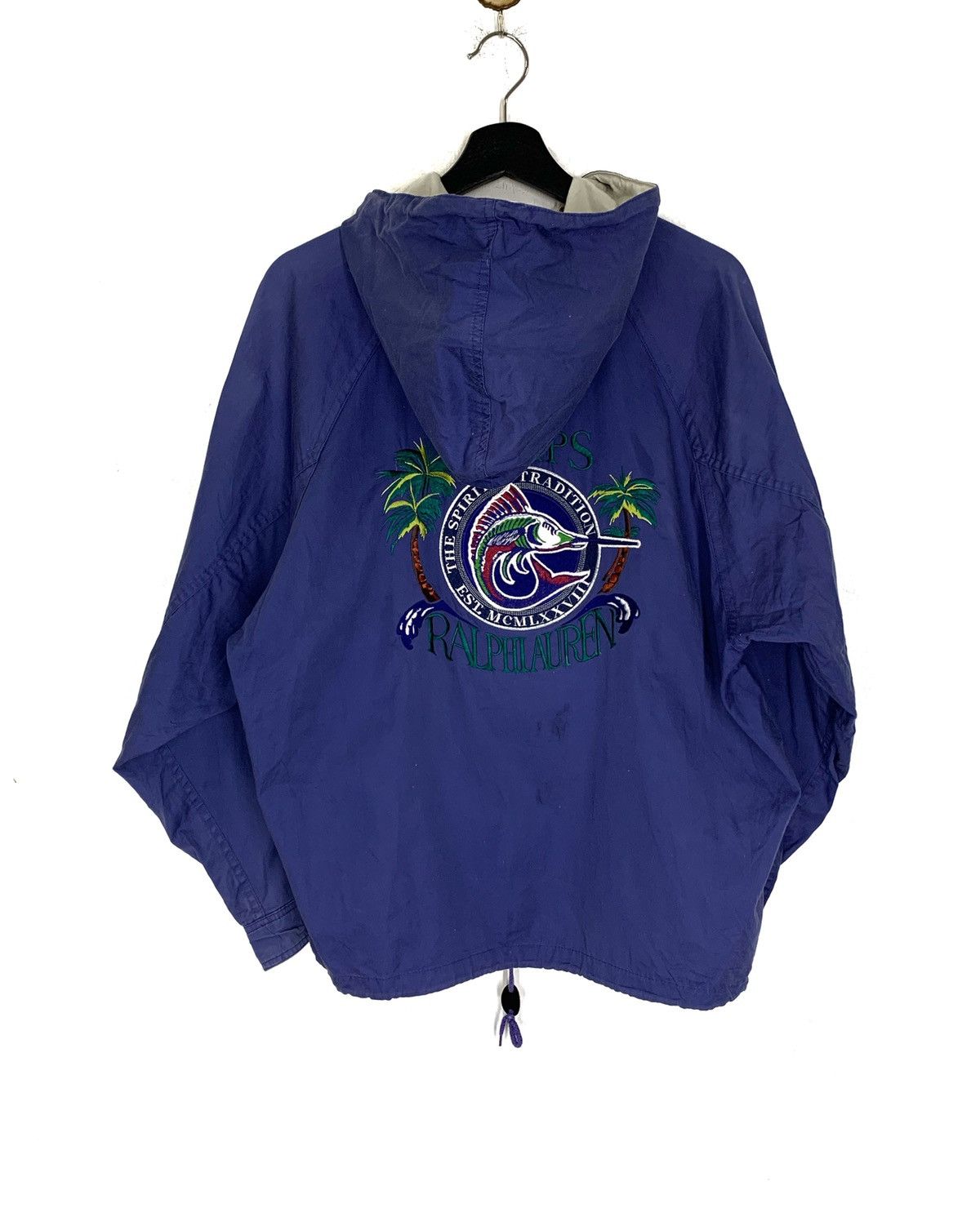 Ralph Lauren Vintage CHAPS RALPH LAUREN Embroidery Raglan Jacket Size US M / EU 48-50 / 2 - 1 Thumbnail