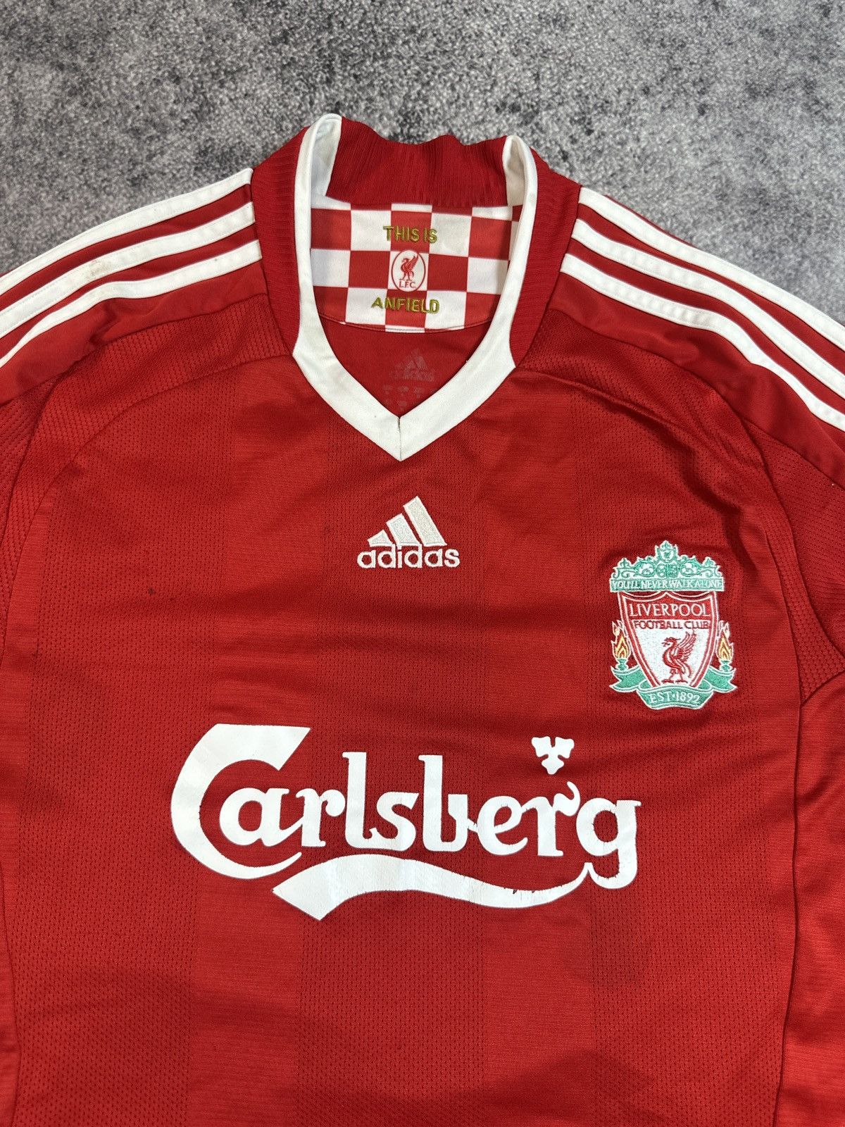 Adidas × Vintage Vintage Adidas Liverpool 8 Gerrard soccer jersey Blokecore M Size US M / EU 48-50 / 2 - 7 Thumbnail