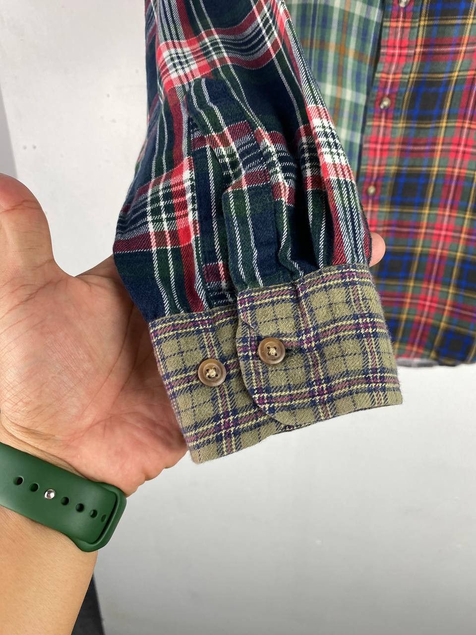 Japanese Brand japanese brand patchworks flannel shirt nice design Size US M / EU 48-50 / 2 - 4 Thumbnail