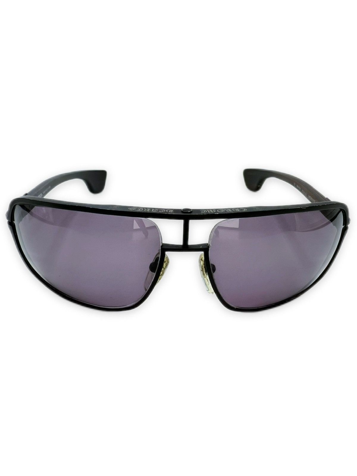 Chrome Hearts Chrome Hearts ‘Morning Wood II’ Fleur de Lis Purple Sunglasses Size ONE SIZE - 3 Thumbnail