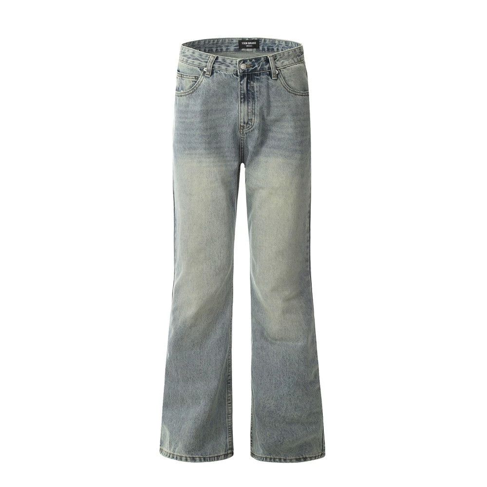 Jean Punk vintage washed distressed bootcut jeans Size US 32 / EU 48 - 1 Thumbnail