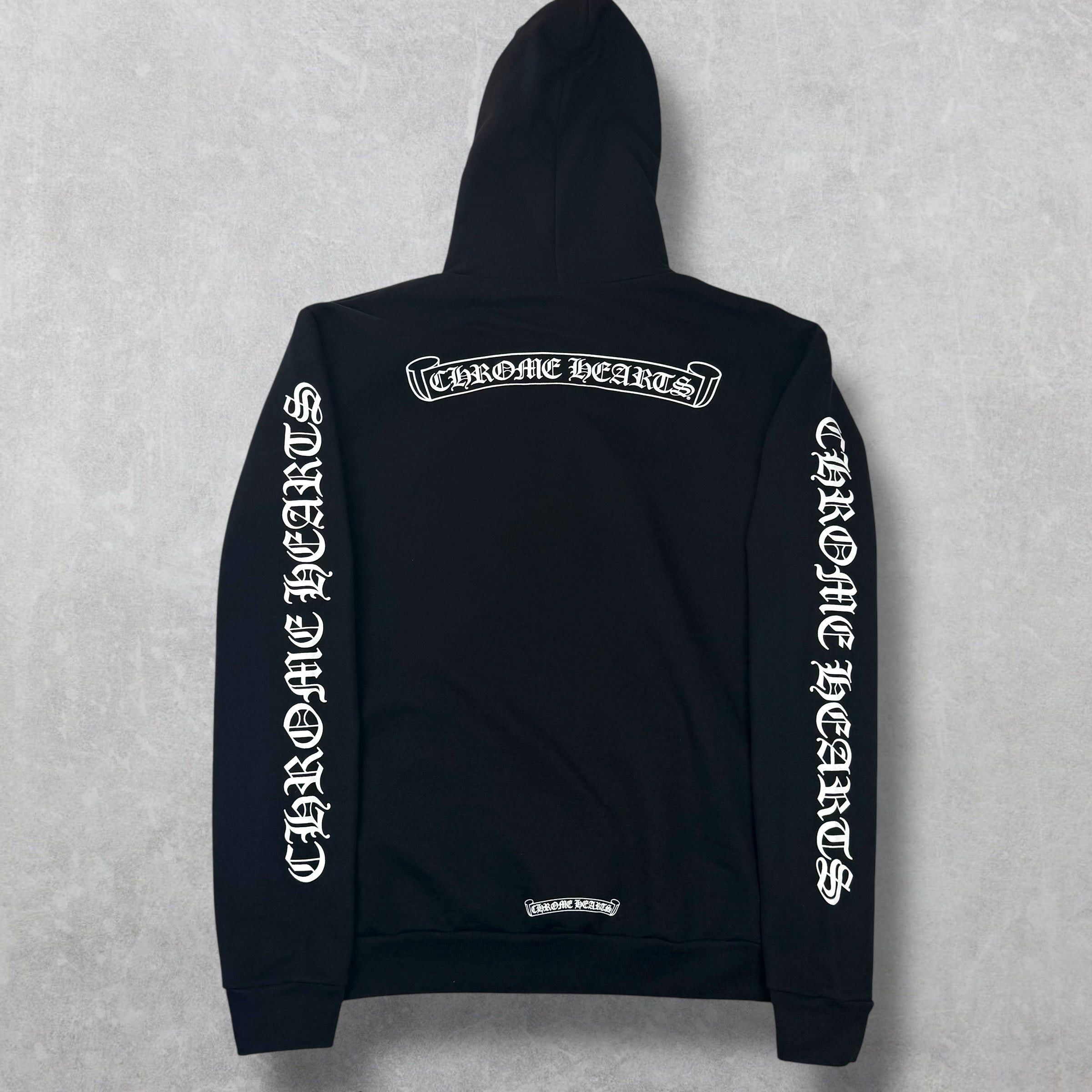 Chrome Hearts Chrome Hearts Black Scroll Logo Hoodie L Size US L / EU 52-54 / 3 - 2 Thumbnail
