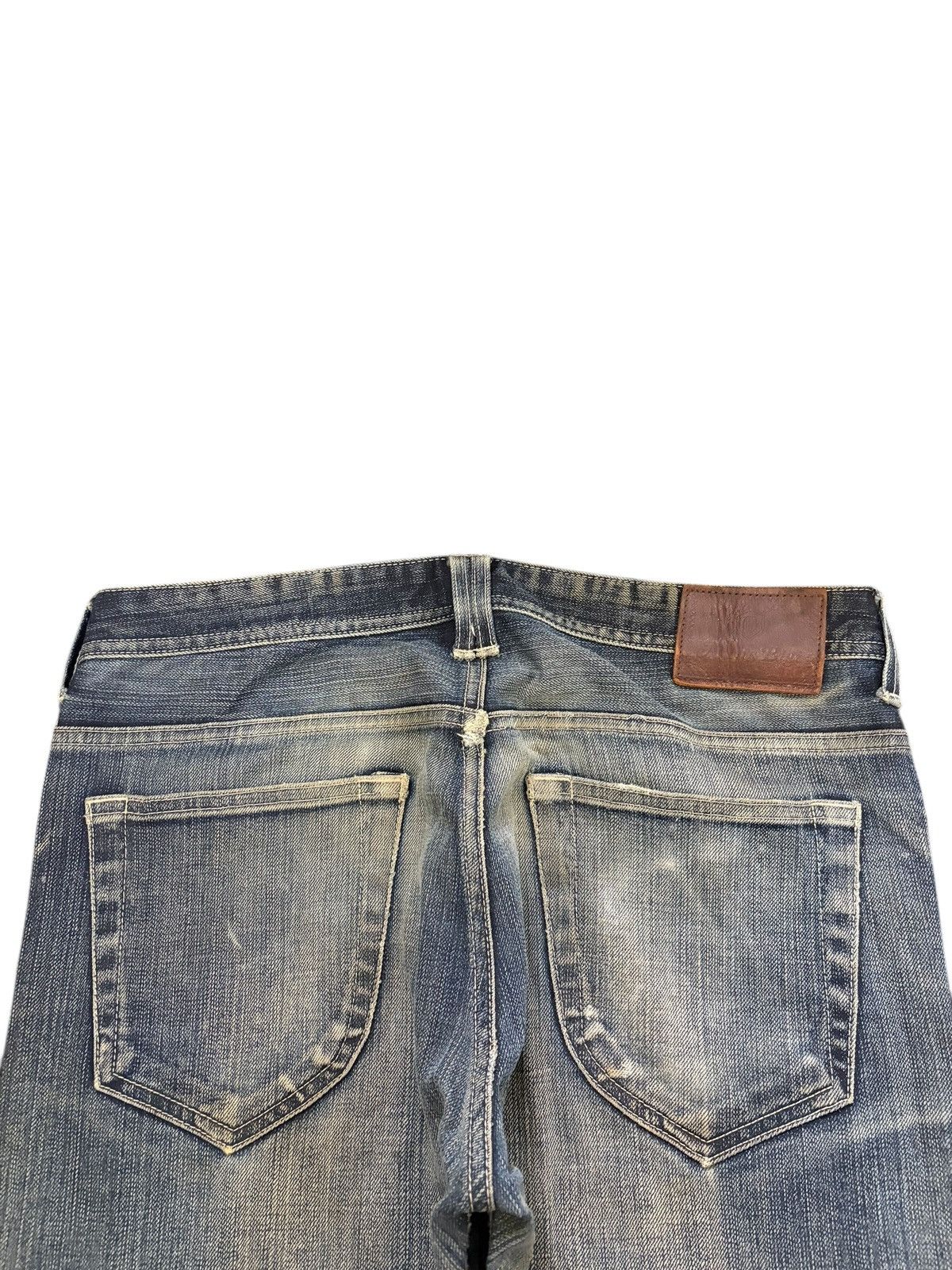Tornado Mart Vintage Japanese Brand Mud Wash Distress Flare Jeans Size US 31 - 4 Thumbnail