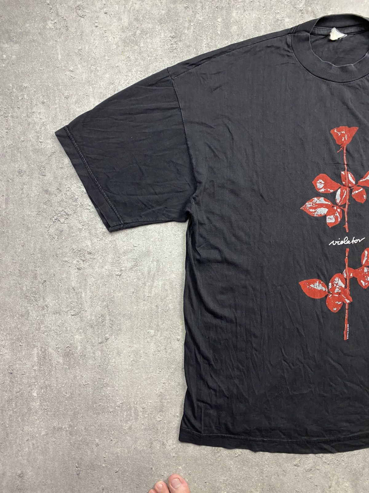 Vintage !!!RARE!!! Depreche Mode 1990 rock Japanese rare item world Size US XL / EU 56 / 4 - 2 Thumbnail