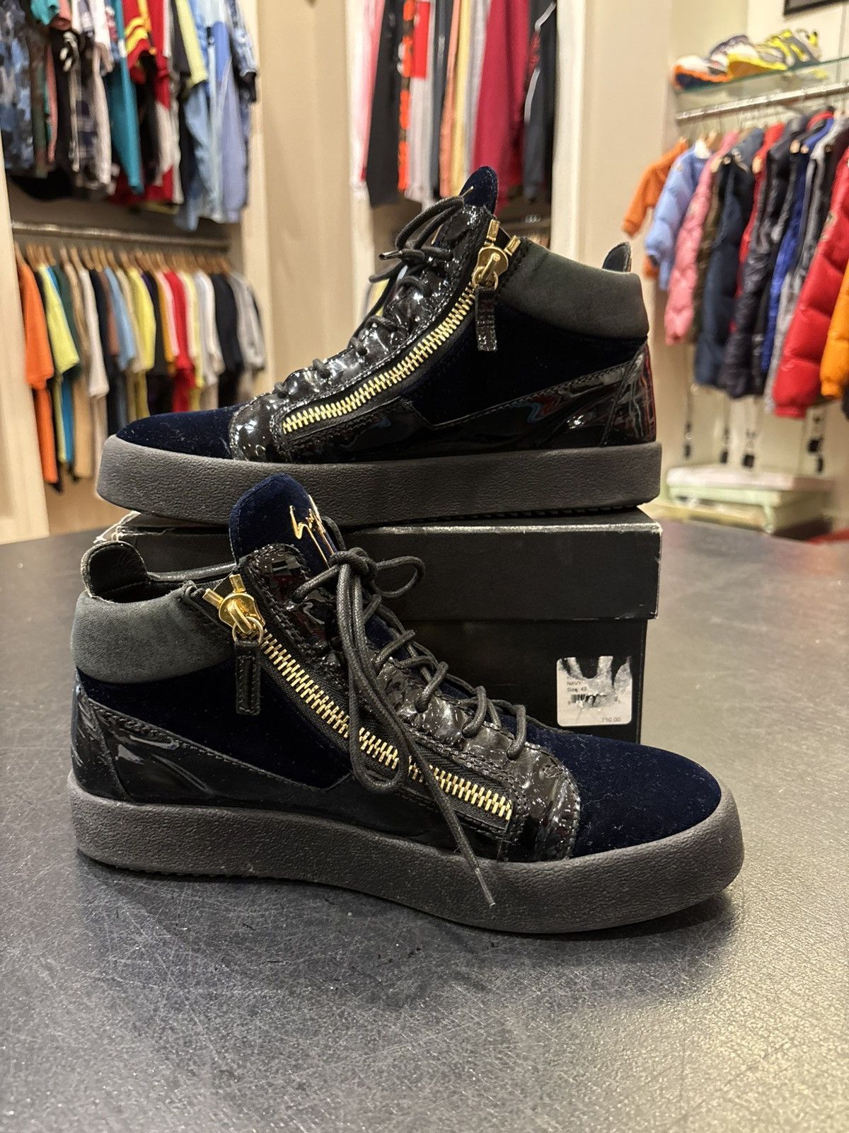 Giuseppe Zanotti Giuseppe Zanotti High Top Sneakers Size US 10 / EU 43 - 2 Thumbnail