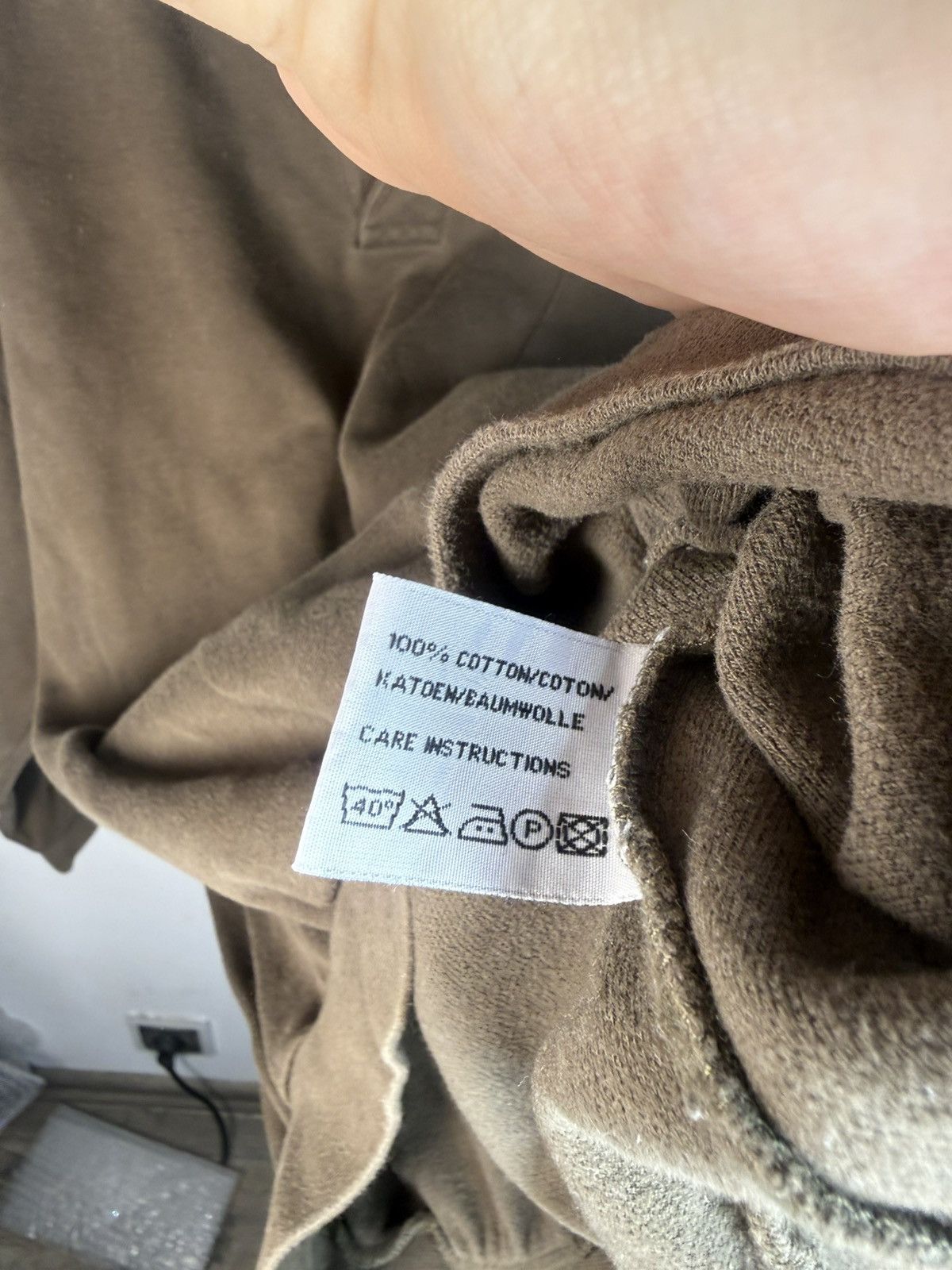 Yves Saint Laurent 90s YSL Sweatshirt 1/4 Olive Vintage Sweater Quarter Zip Size US L / EU 52-54 / 3 - 8 Thumbnail