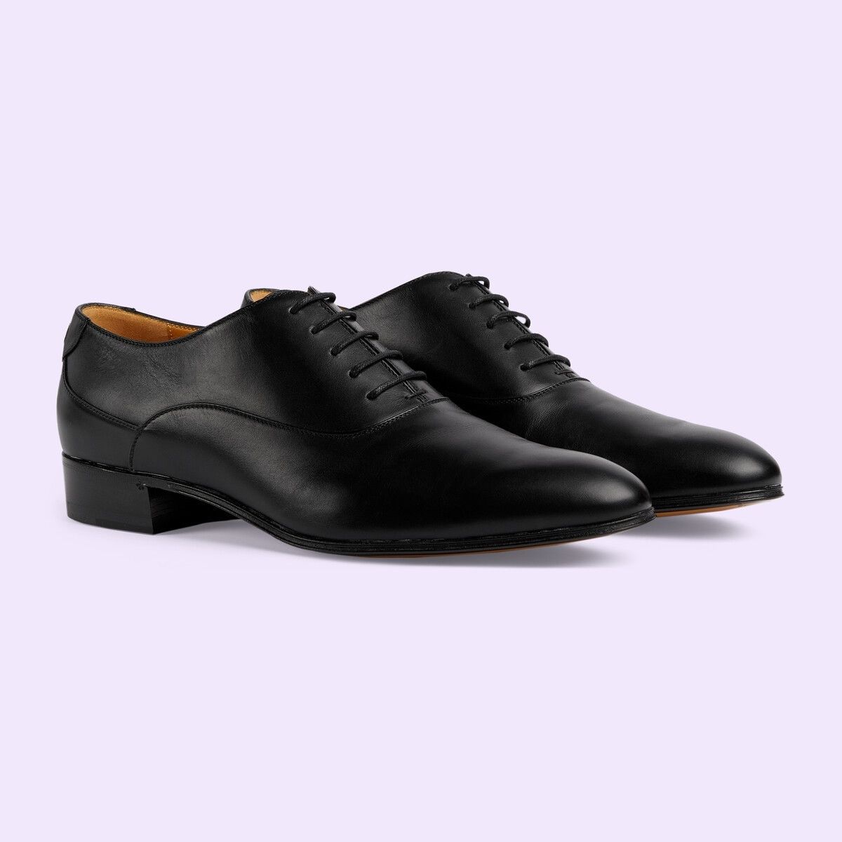 Gucci o1s1wg110125 Lace-Up Shoes With Double G in Black Size US 8 / EU 41 - 2 Thumbnail