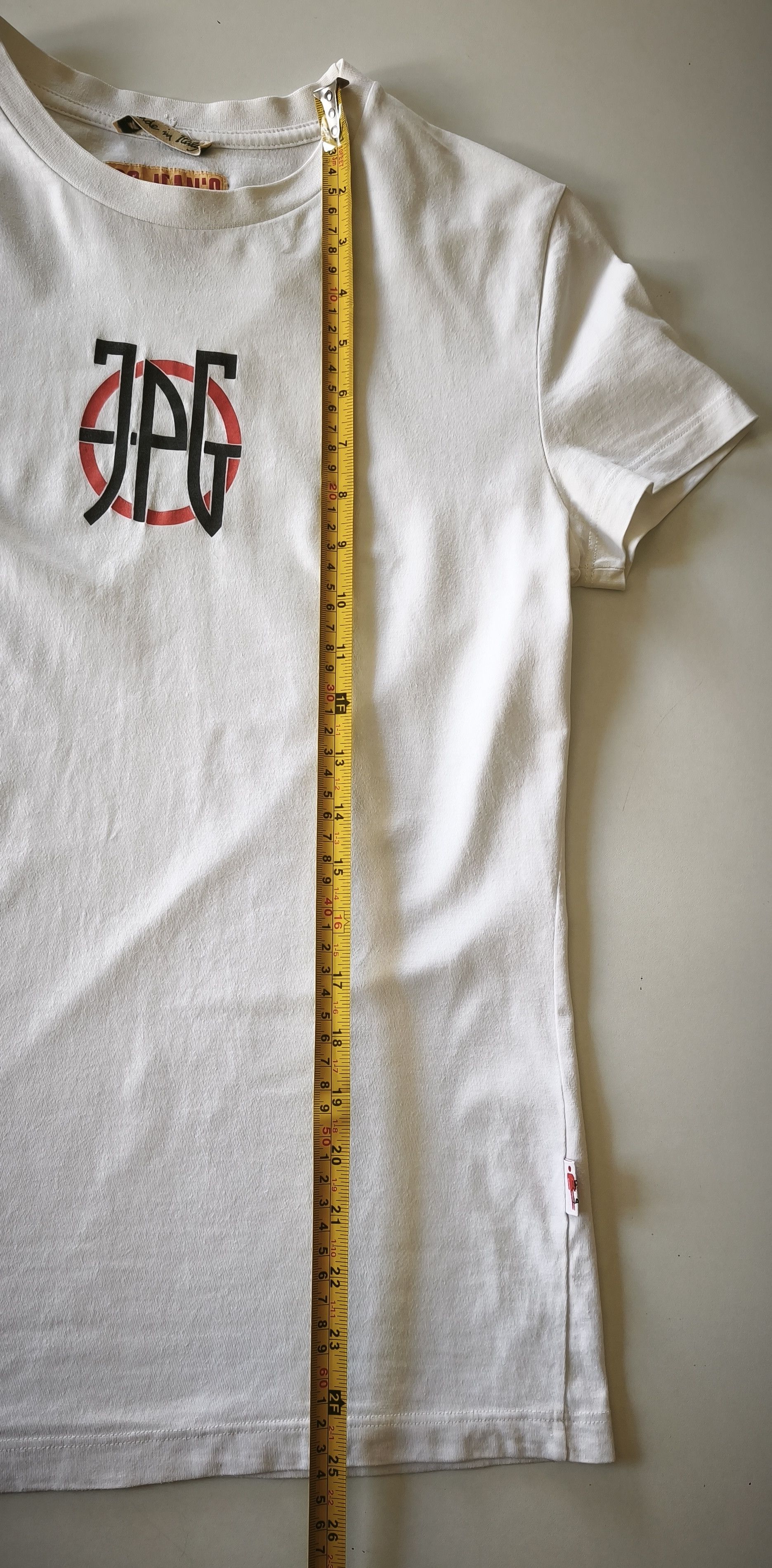 Jean Paul Gaultier SS 2002 - JPG logo cotton tshirt Size M / US 6-8 / IT 42-44 - 6 Thumbnail