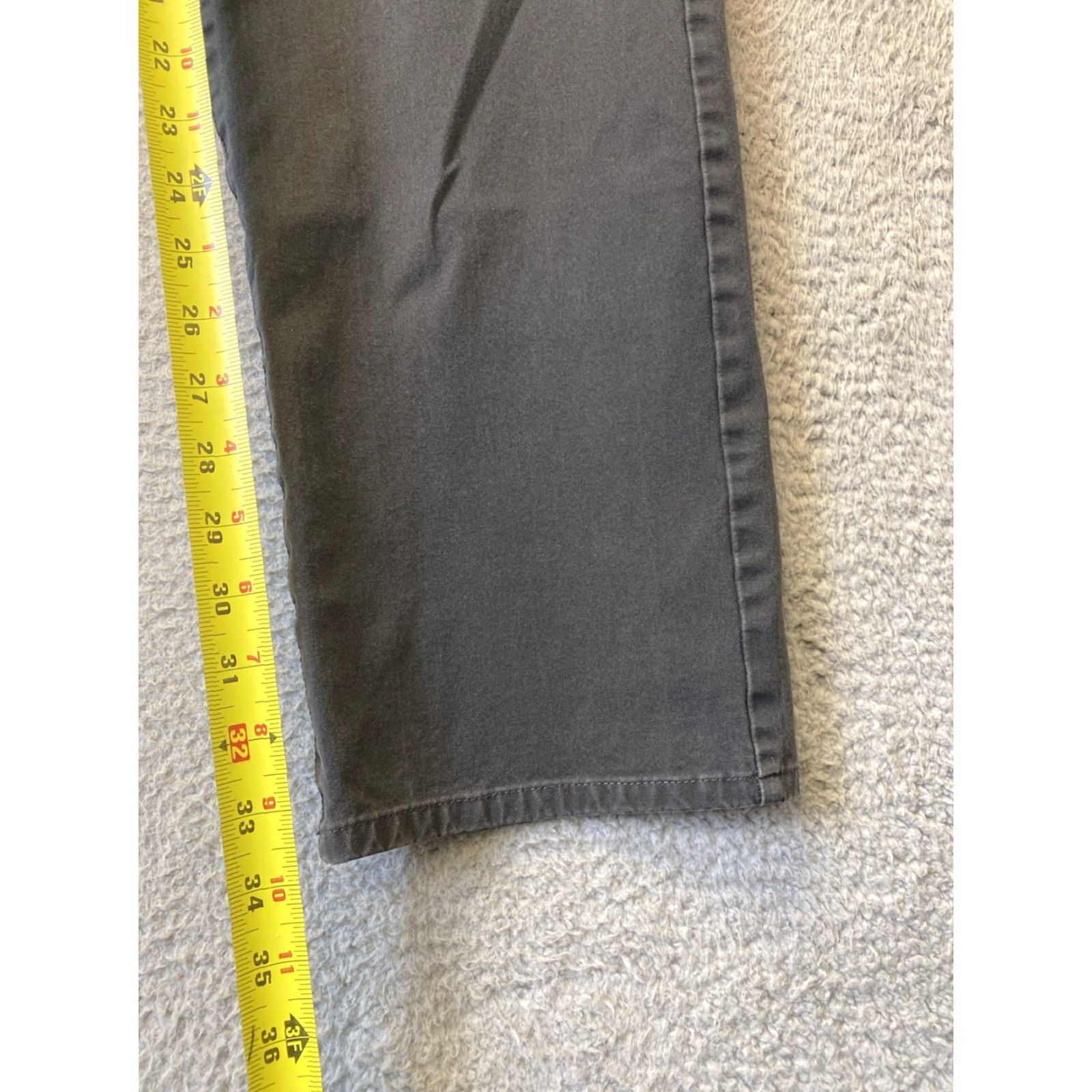 Bonobos BONOBOS Slim Taper Chino Pants Men 40 Regular Inseam 34 Dark Gray Cotton Blend Zip Front Mid Rise Men’s Slim Tapered Pants 40 Mens Gray 158-3 Size US 40 / EU 56 - 4 Thumbnail