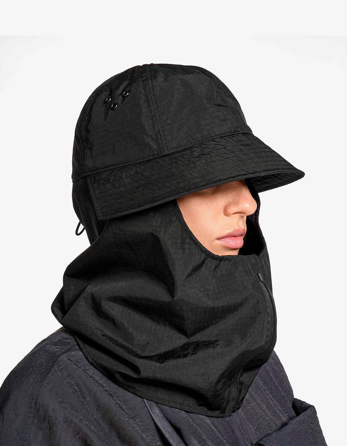 Y-3 Y-3 Black Utility Hood Size 32 - 2 Thumbnail