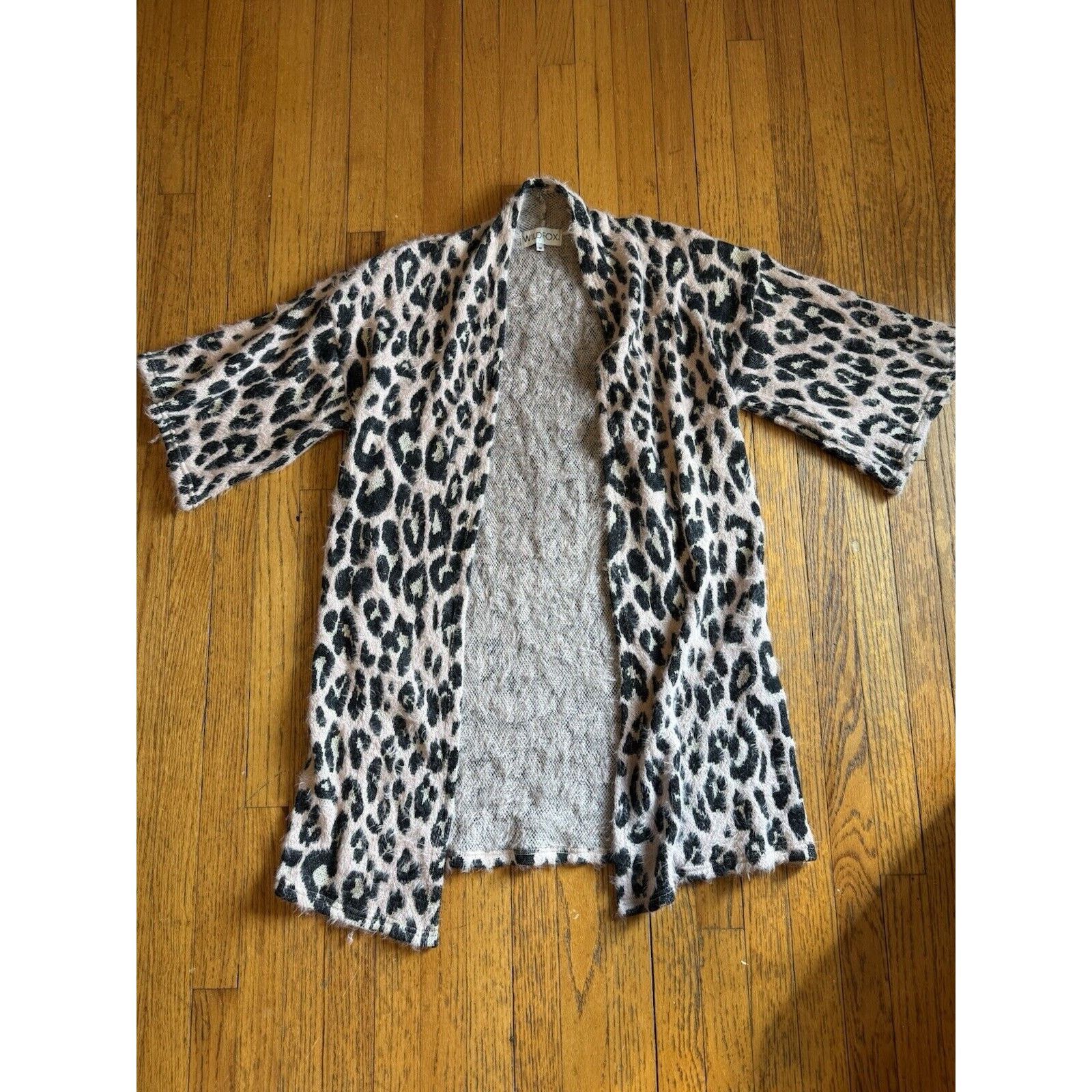 Wildfox Wildfox Open front long Cardigan Leopard Size M Casual Chic Size M / US 6-8 / IT 42-44 - 3 Thumbnail