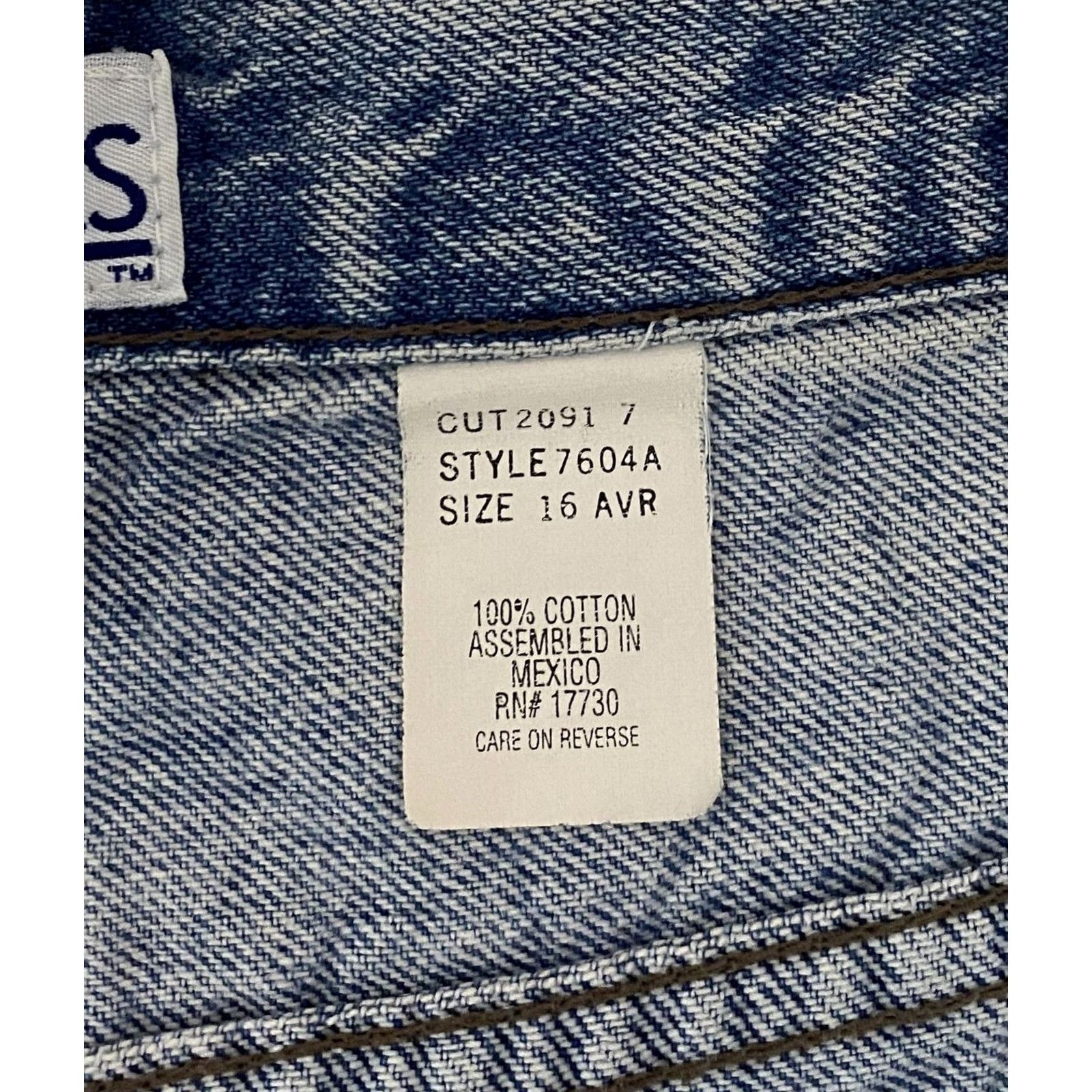 Vintage VINTAGE Honors Jeans Womens 16 Blue High Rise Tapered Leg 90s Denim 100% Cotton Size 38" / US 16 / IT 52 - 5 Thumbnail